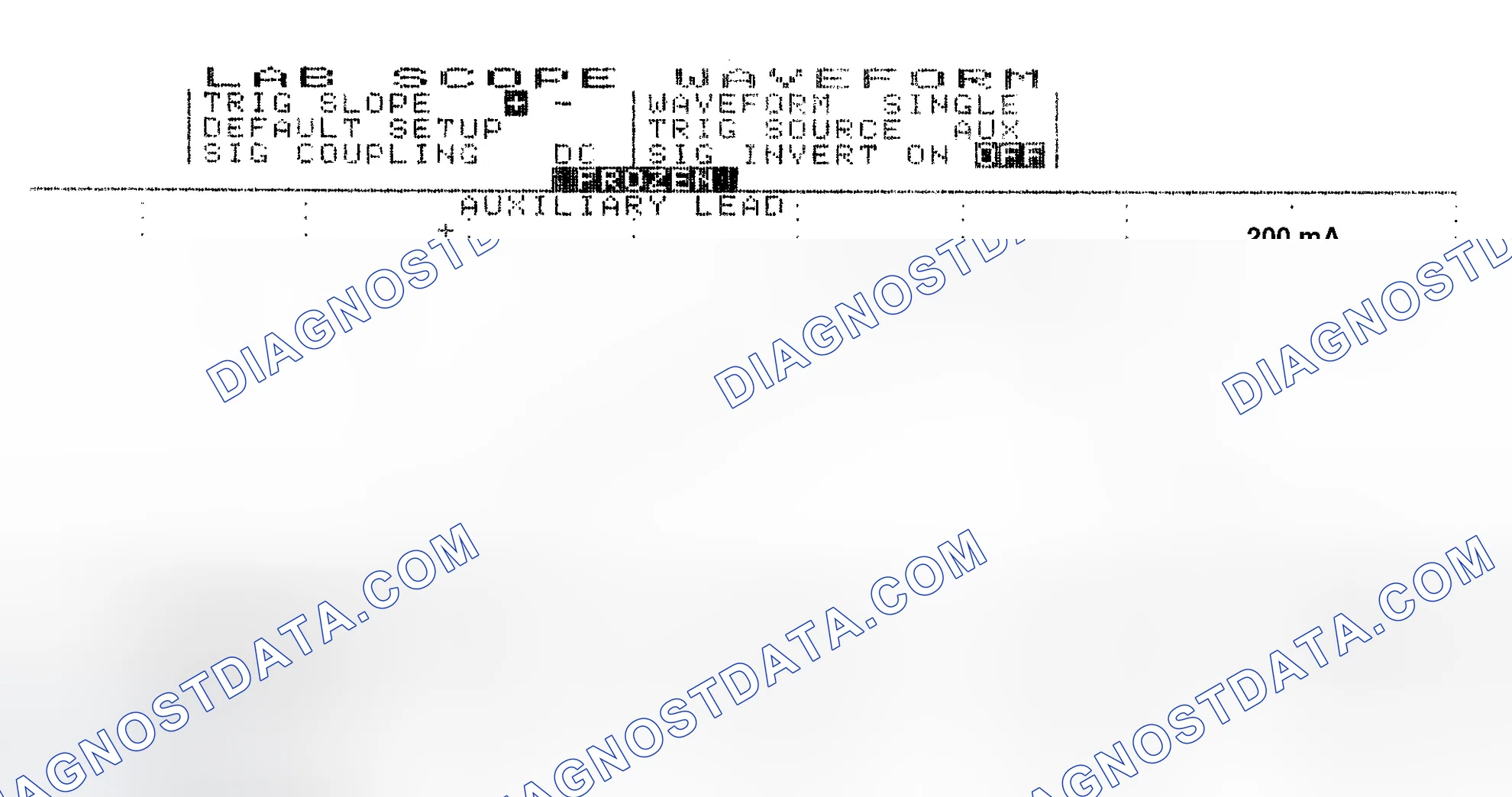 Scheme 13: Single Injector w/Normal Current Flow - Current Pattern