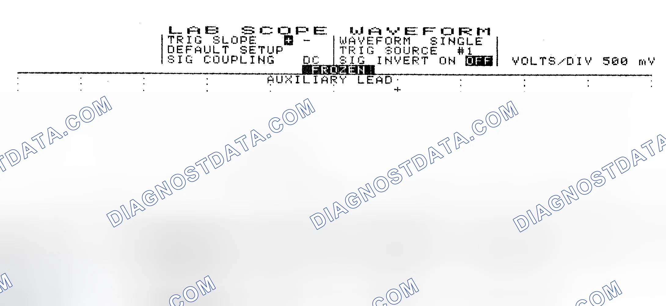 Scheme 10: Single Injector w/Excessive Current Flow - Current Pattern
