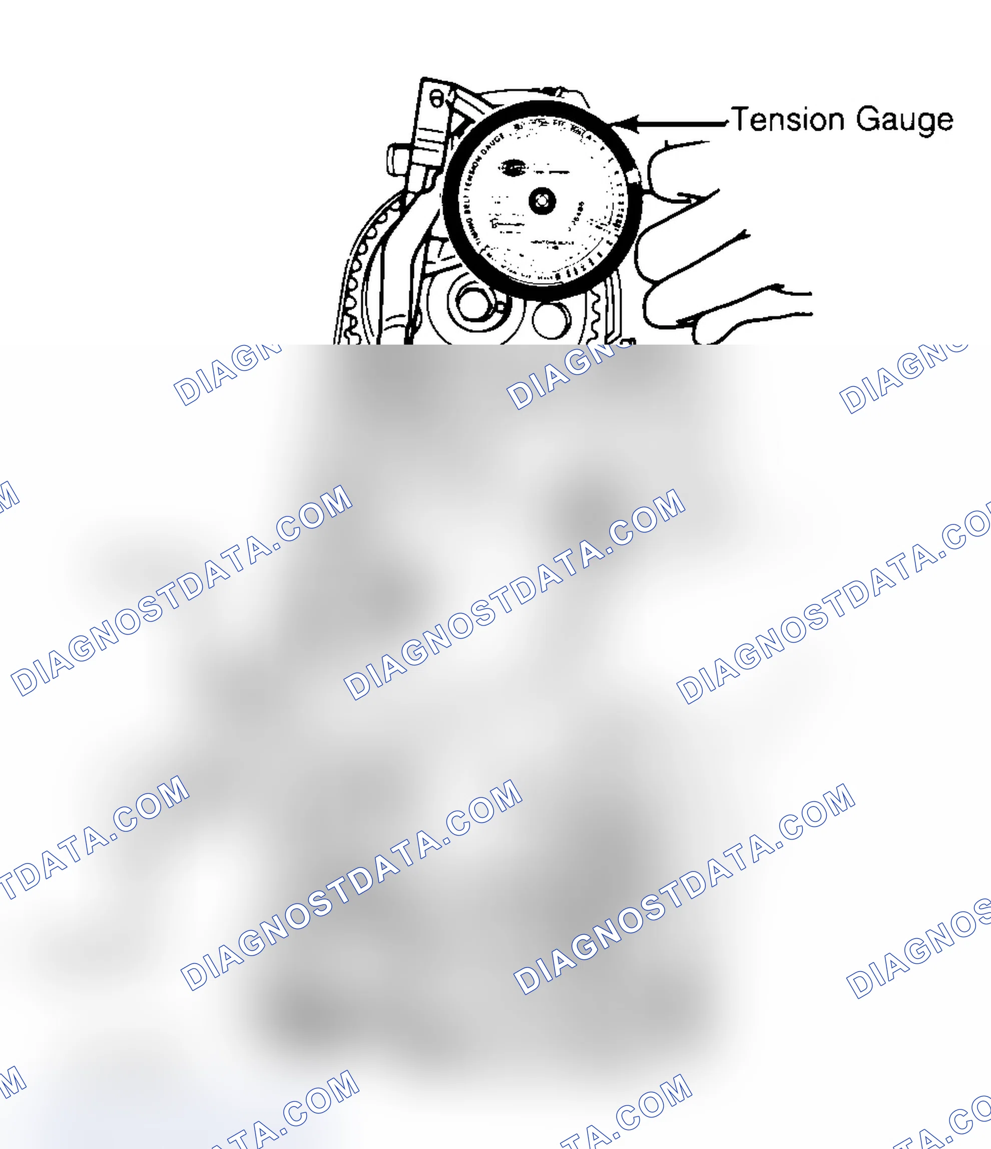 Scheme 28: Adjusting Typical Timing Belt Tension