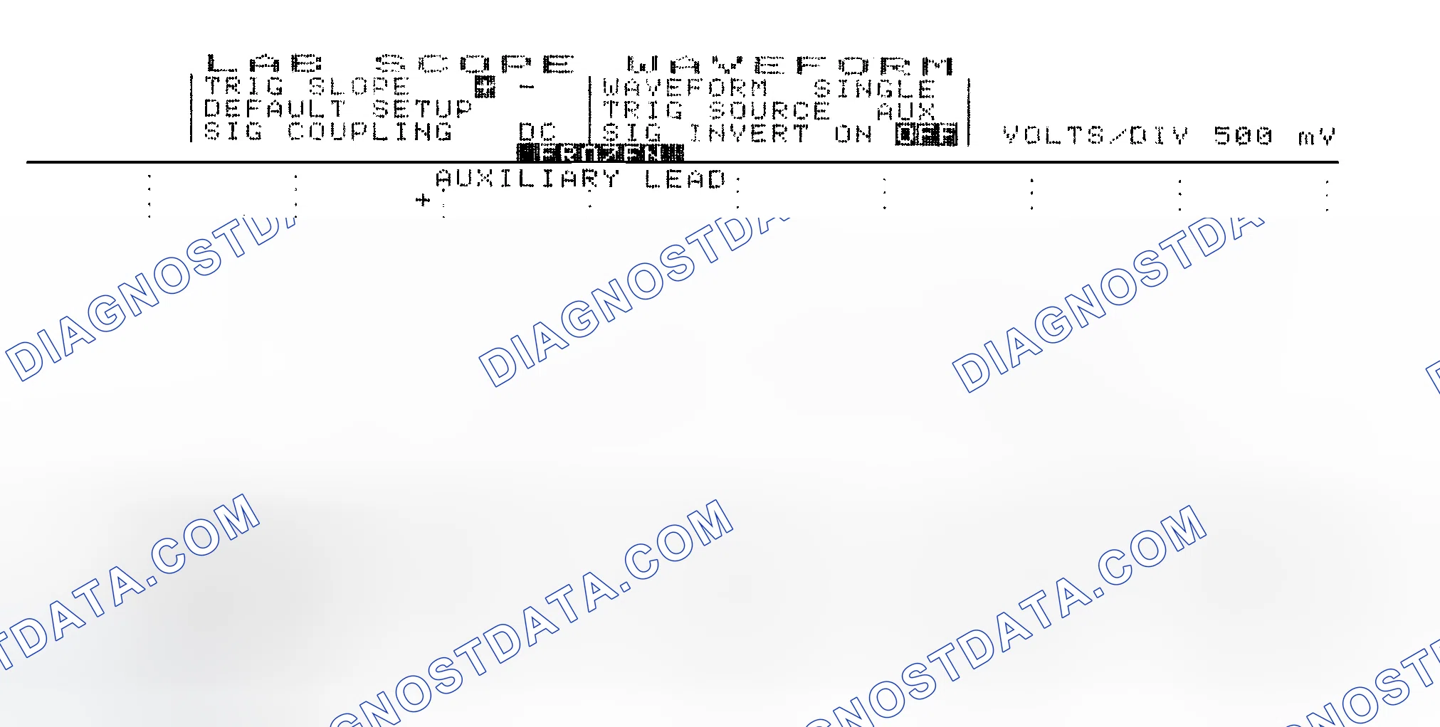 Scheme 14: Single Injector w/Excessive Current Flow - Current Pattern