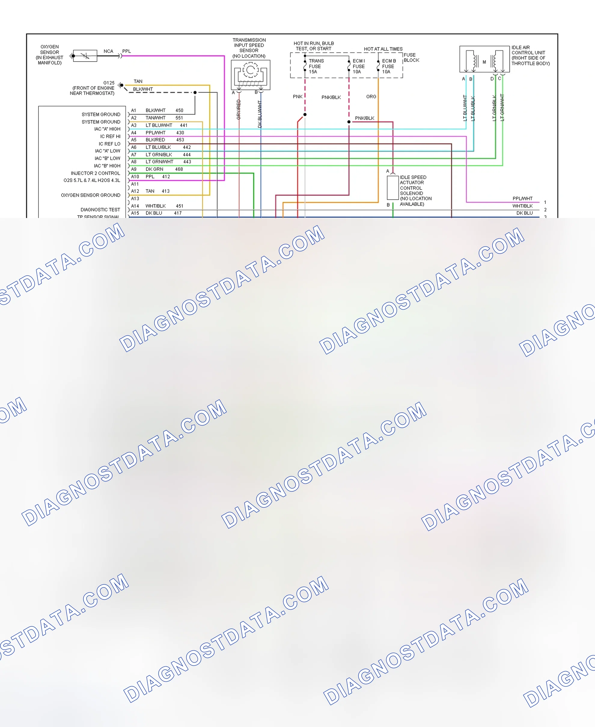 Scheme 280: Wiring Diagram (Van - 7.4L With 4L80-E - 1 Of 3)
