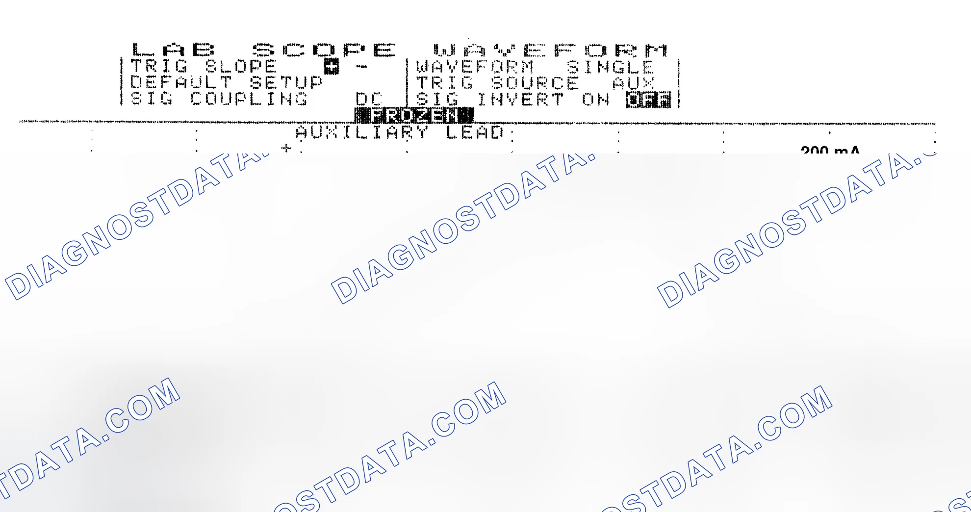 Scheme 13: Single Injector w/Normal Current Flow - Current Pattern