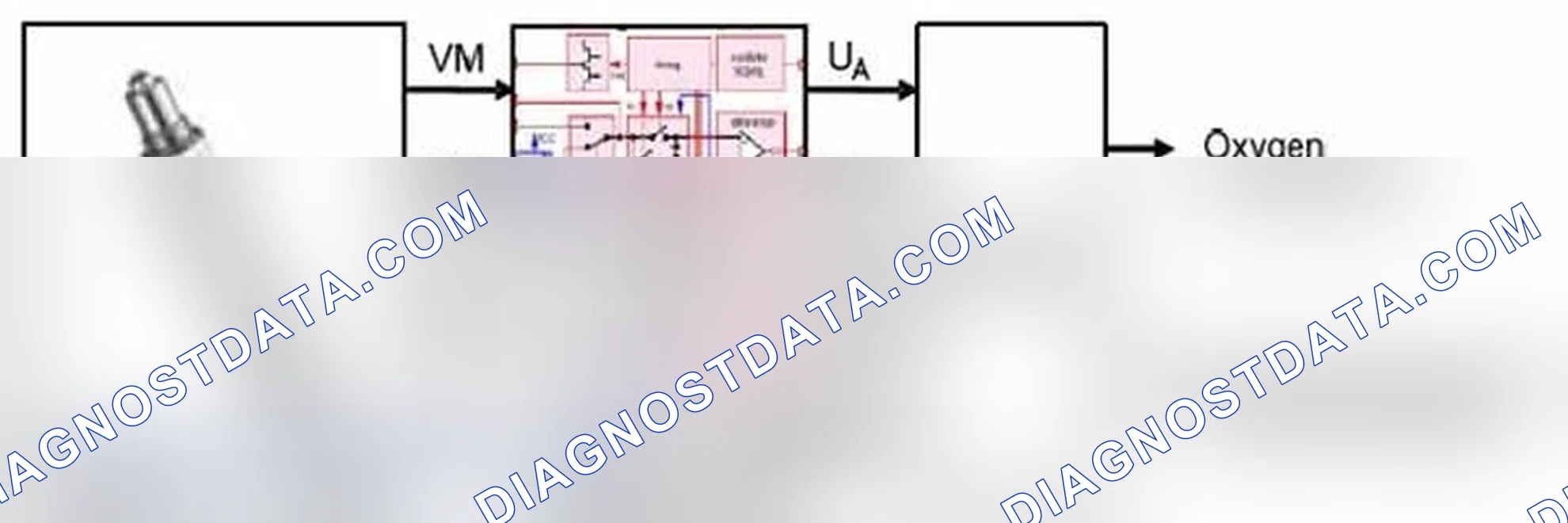 Scheme 132: Diagnosis of the evaluation IC of the front oxygen sensor