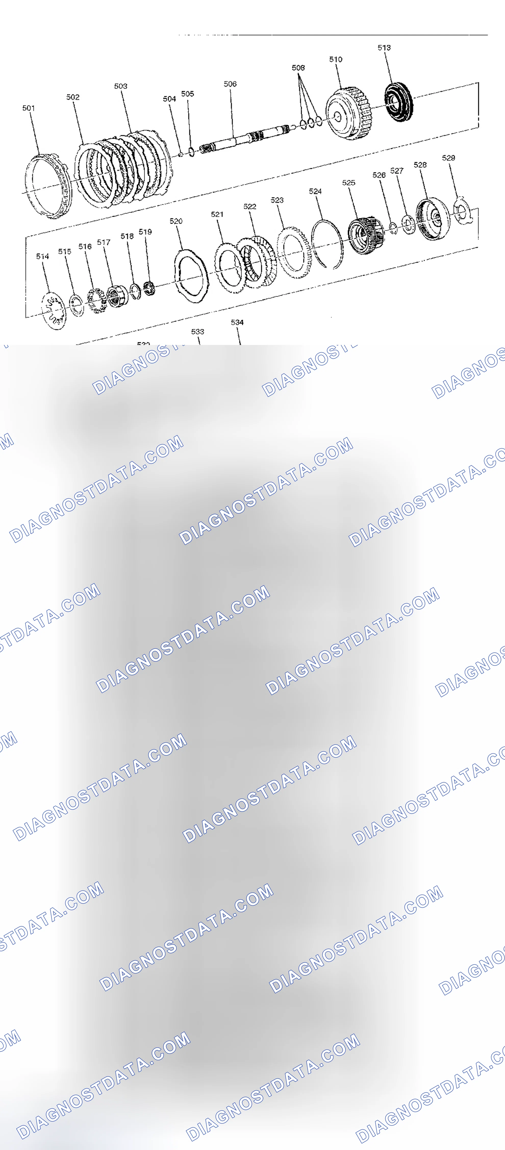 Scheme 16: Overdrive Internal Components