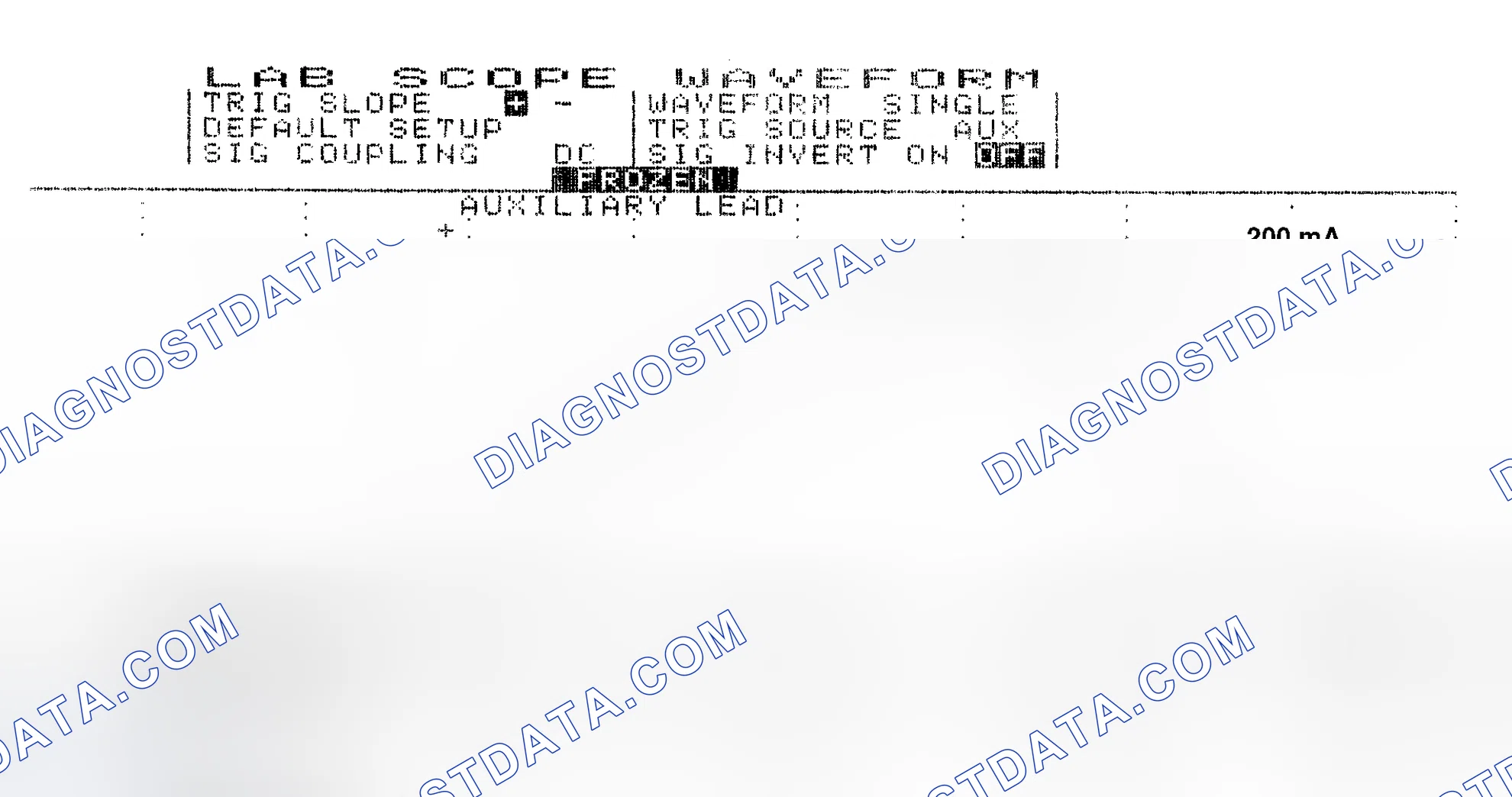 Scheme 13: Single Injector w/Normal Current Flow - Current Pattern