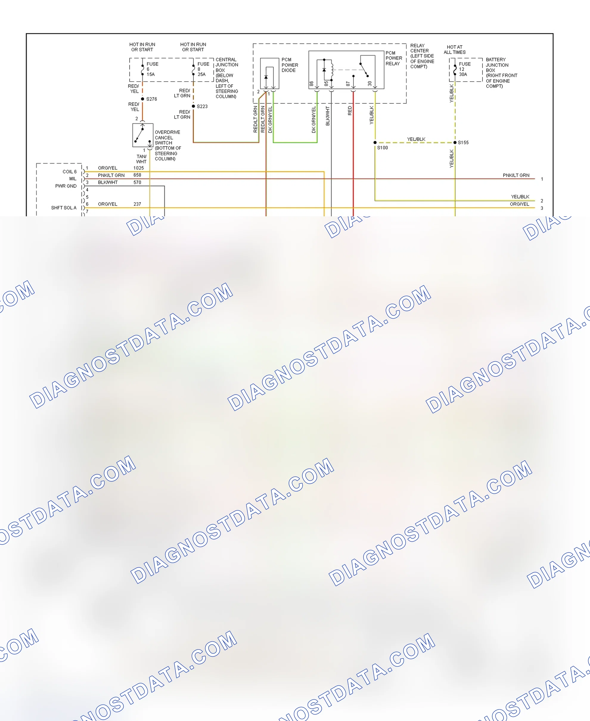 Scheme 15: PCM Wiring Diagram (Crown Victoria - 4.6L CNG - 1 Of 5)