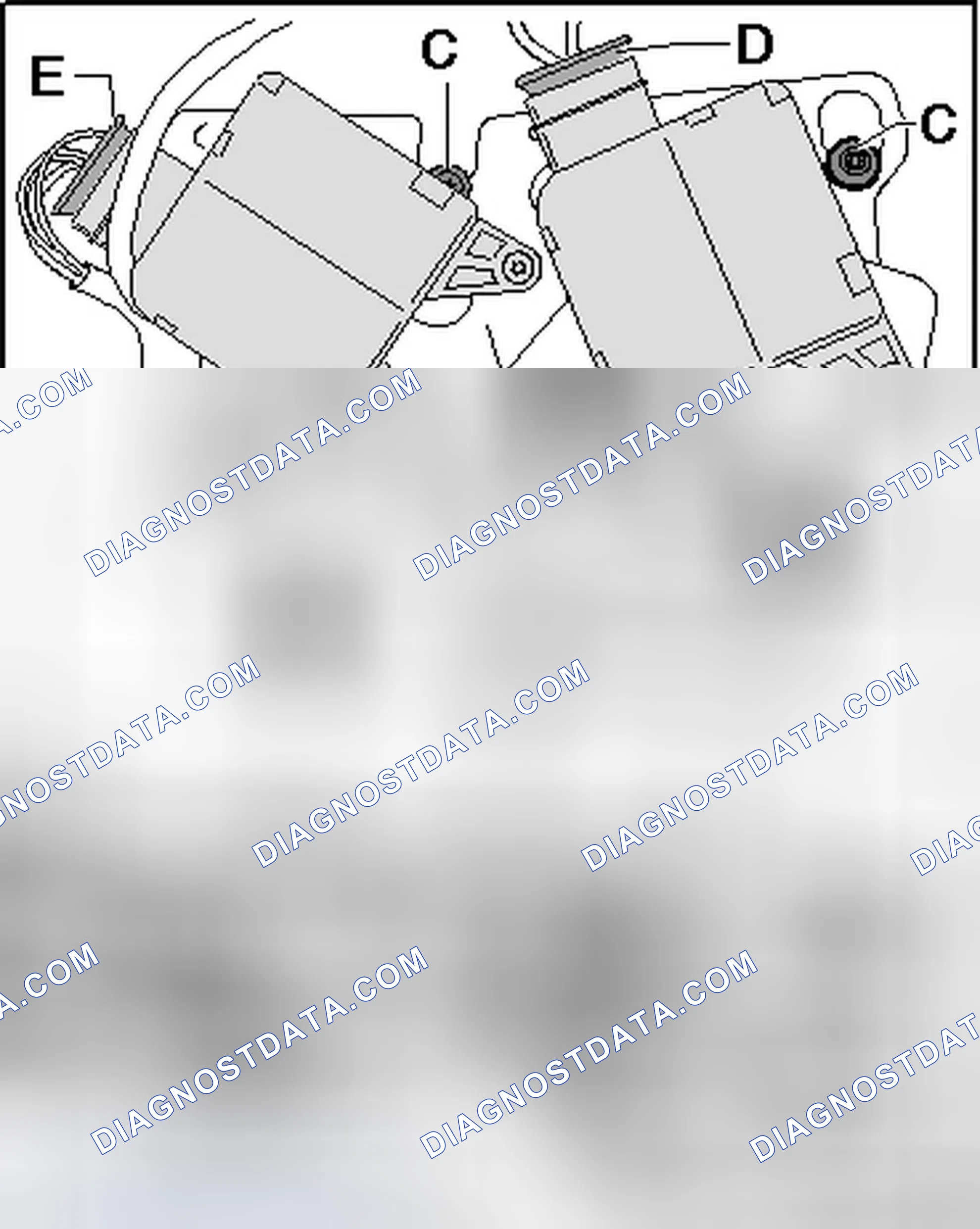 Scheme 88: RETAINING PLATE WITH CONTROL MOTORS -V158- (-V159-) AND -V109- (-V108-)