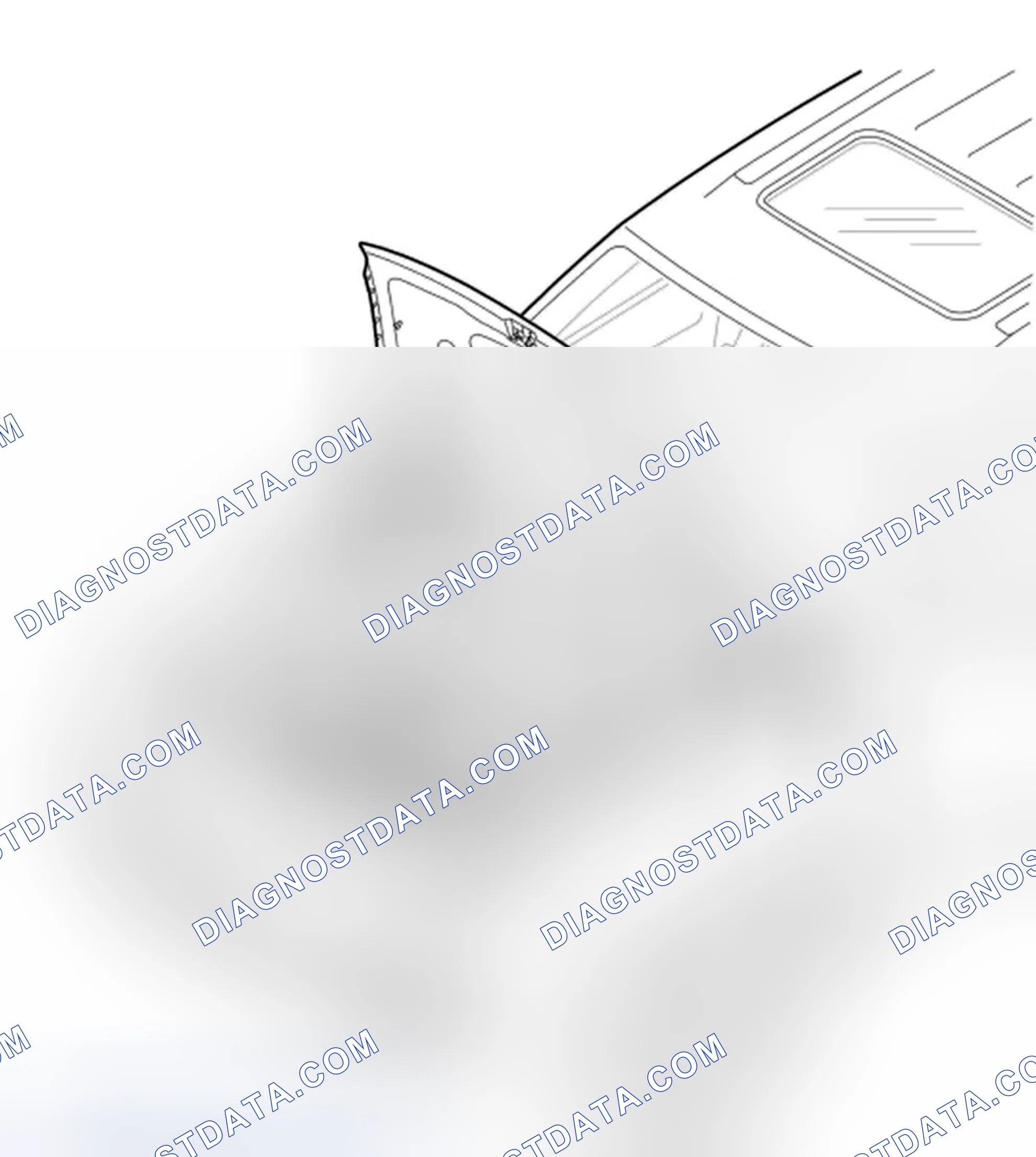 Scheme 34: Removing front section of cable for front lid lock