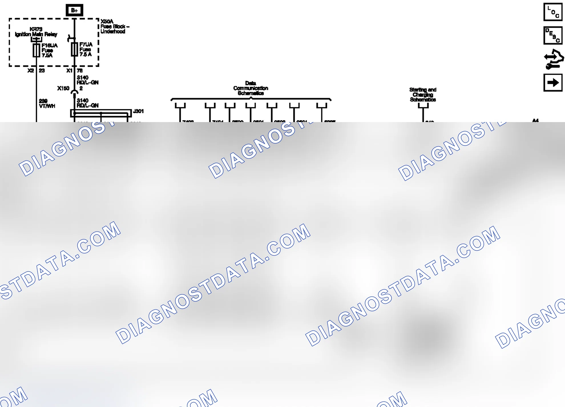 Scheme 251: Power, Ground, and Serial Data Wiring Schematics