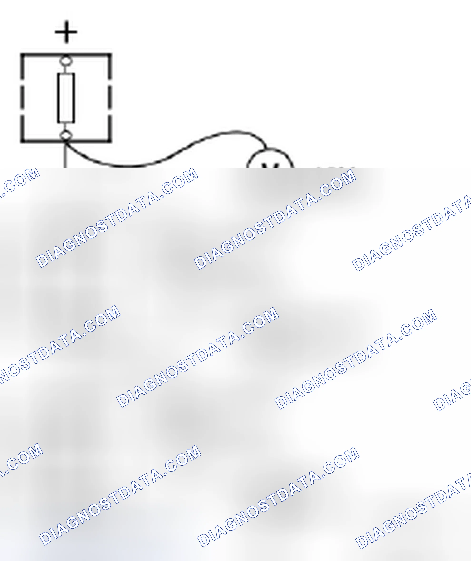 Scheme 489: Testing for open circuits by measuring voltage