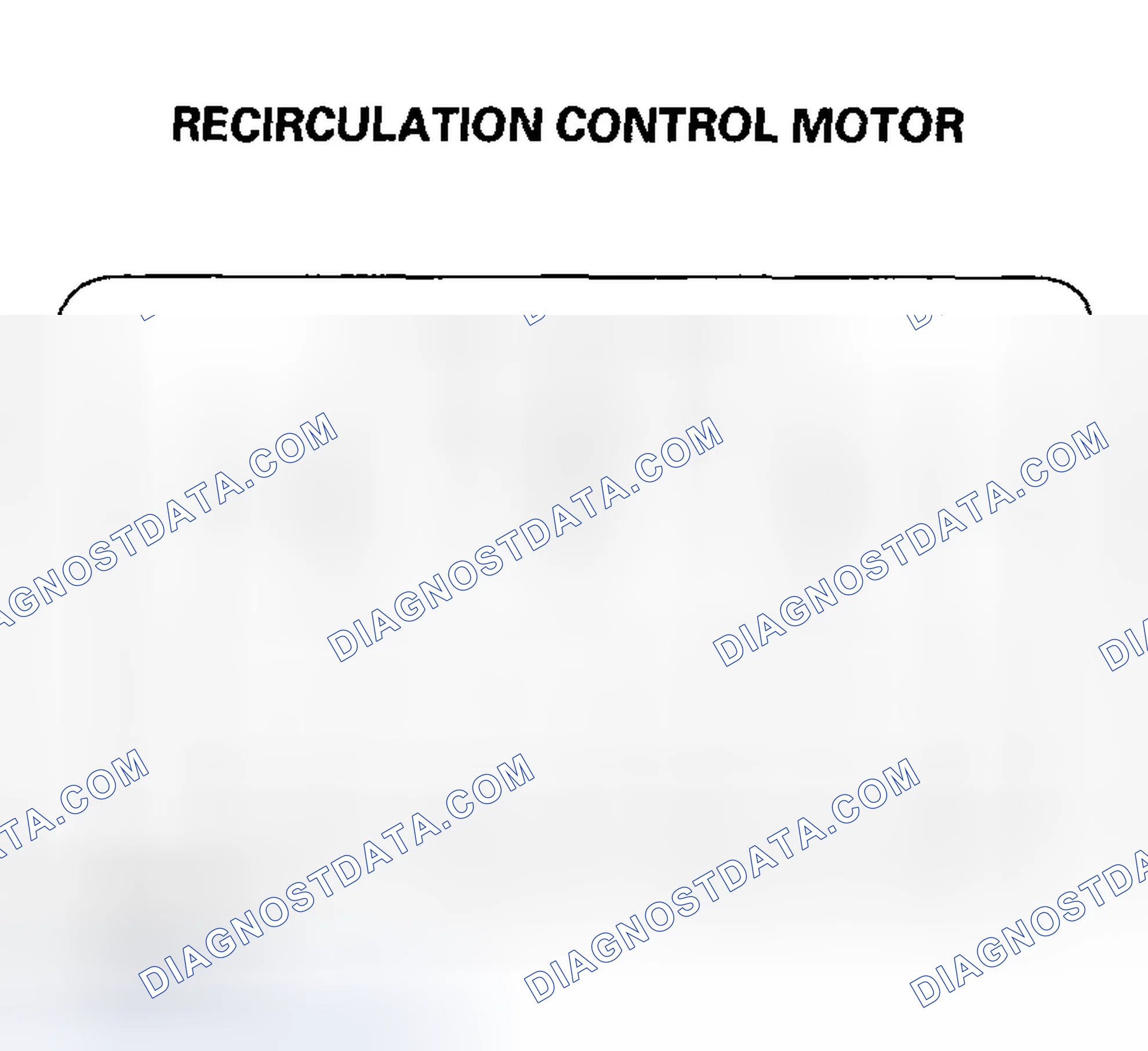Scheme 55: Recirculation Control Motor Test
