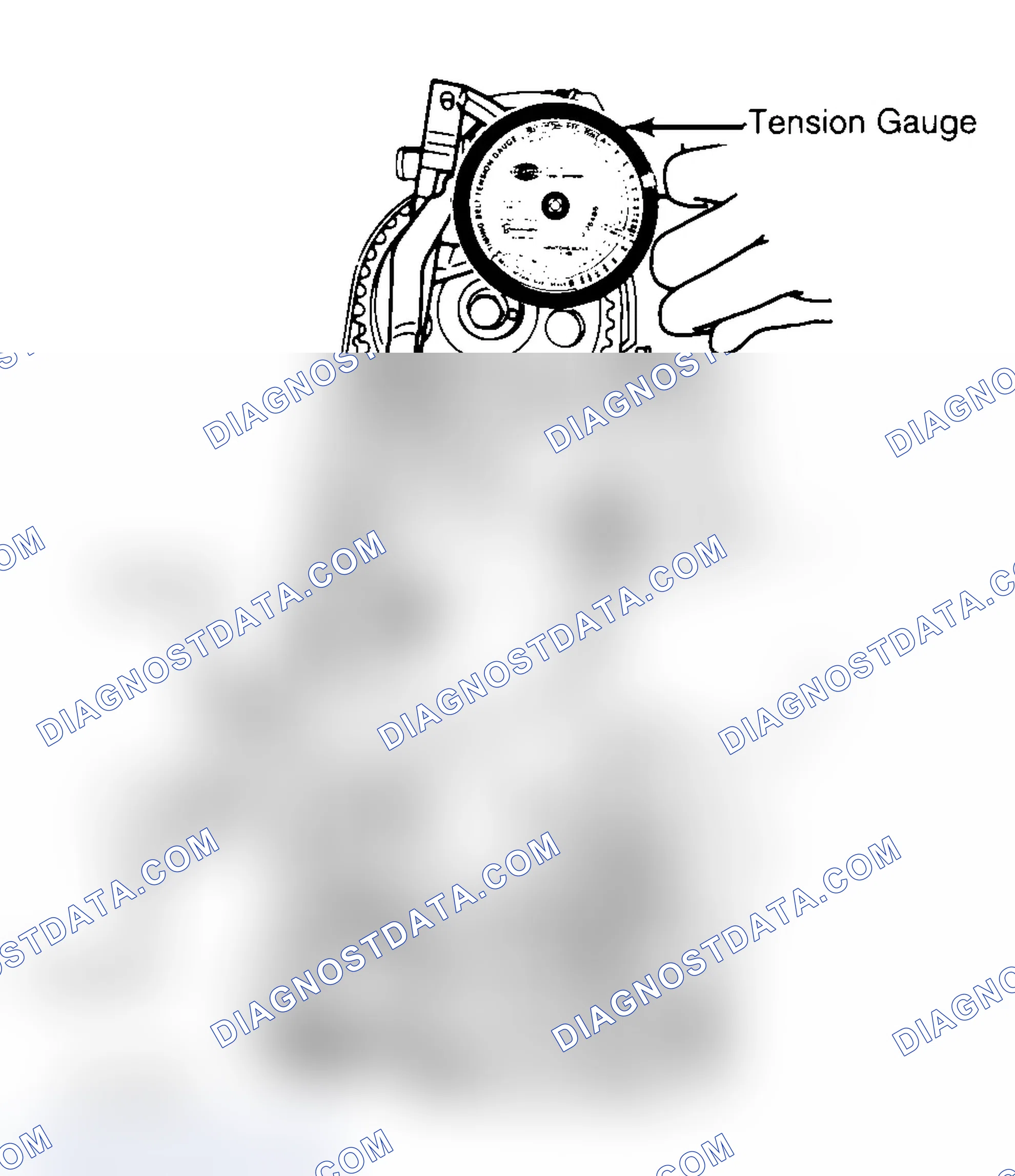 Scheme 28: Adjusting Typical Timing Belt Tension