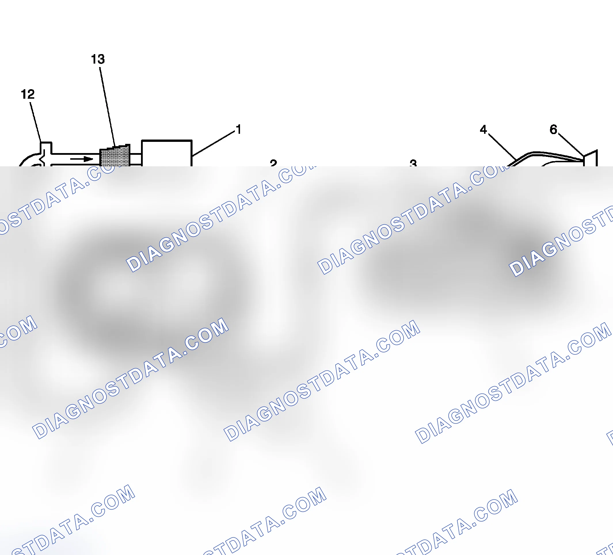 Scheme 152: Typical Evaporative Emission (EVAP) System Hose Routing Diagram