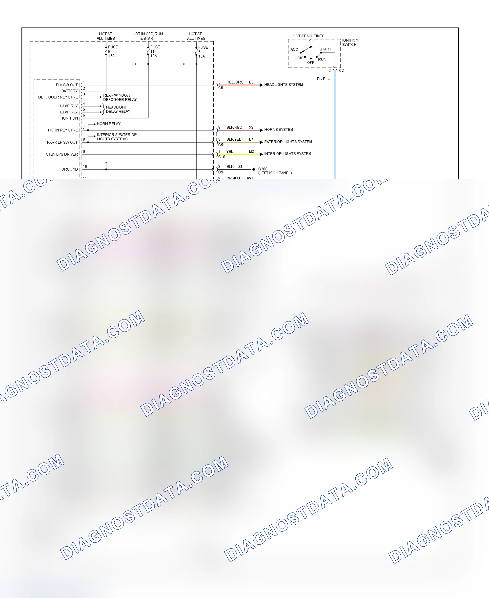 Scheme 84: BCM Wiring Diagram (Breeze, Cirrus & Stratus)