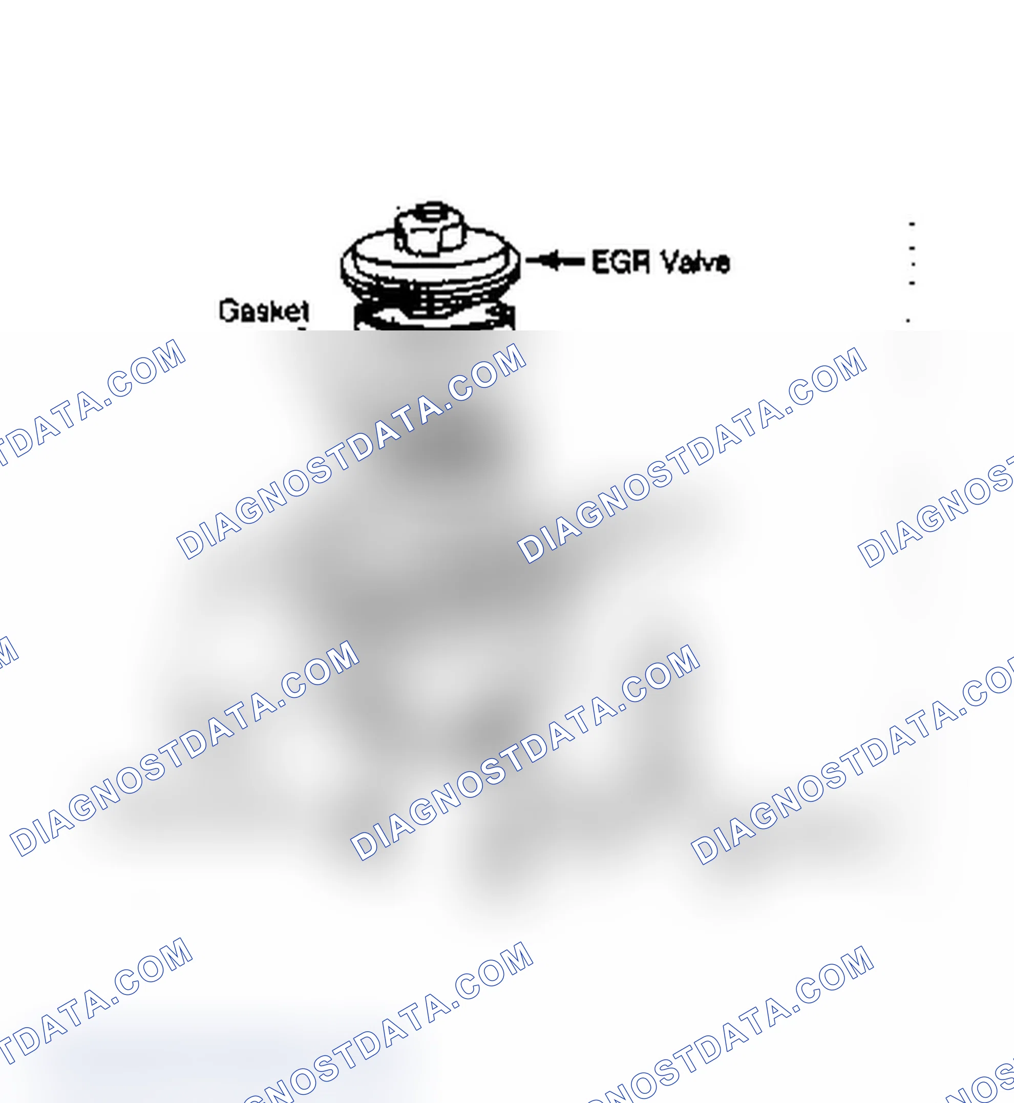 Scheme 72: EGR Valve Mounting Location (V6 & V8 Diesel Engine)