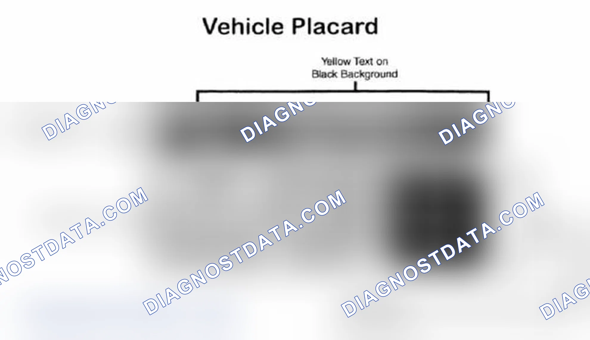 Scheme 28: Vehicle Tire Placard - Typical
