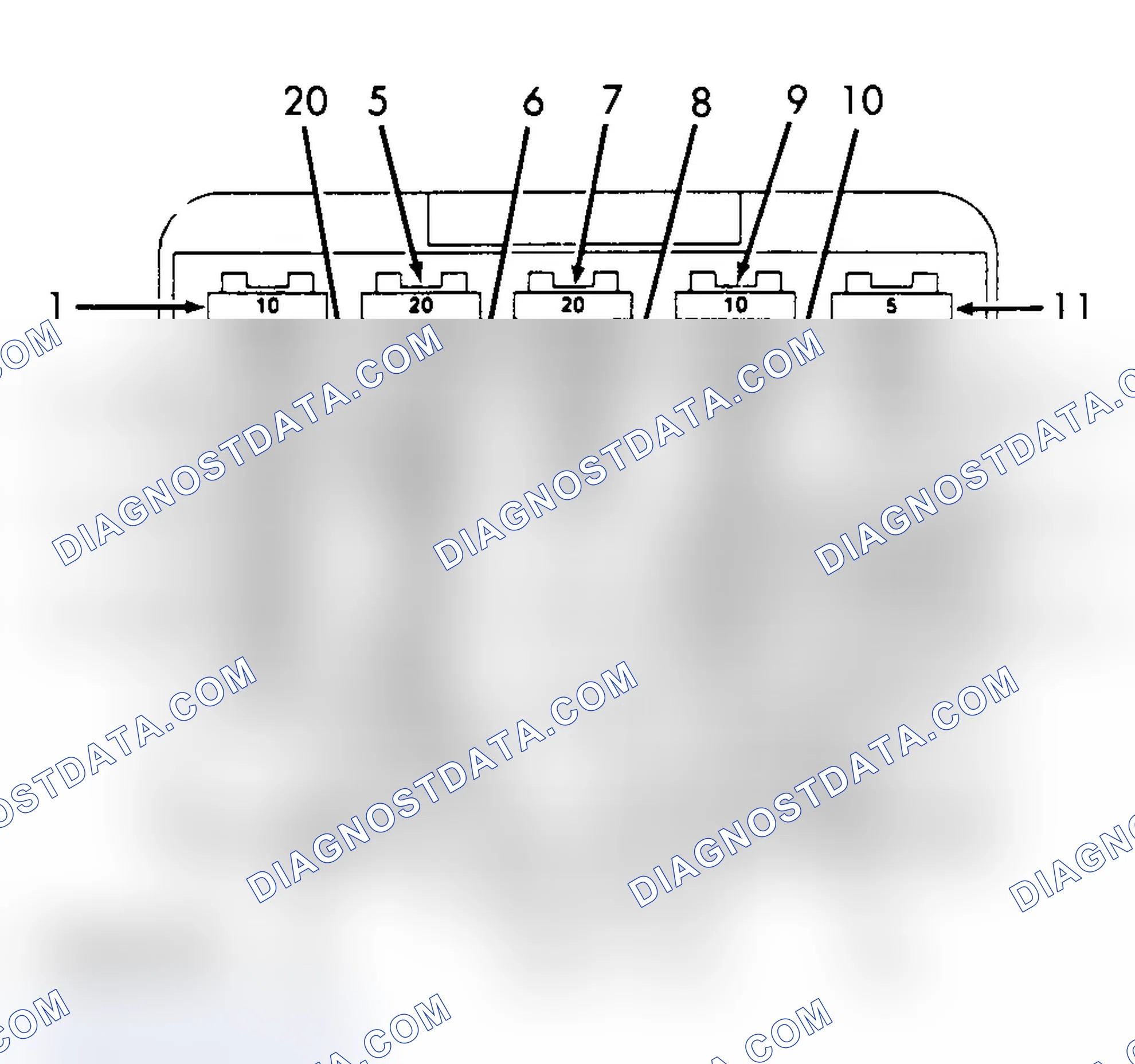 Scheme 7: FUSE PANEL IDENTIFICATION (1992-93 SKYLARK)