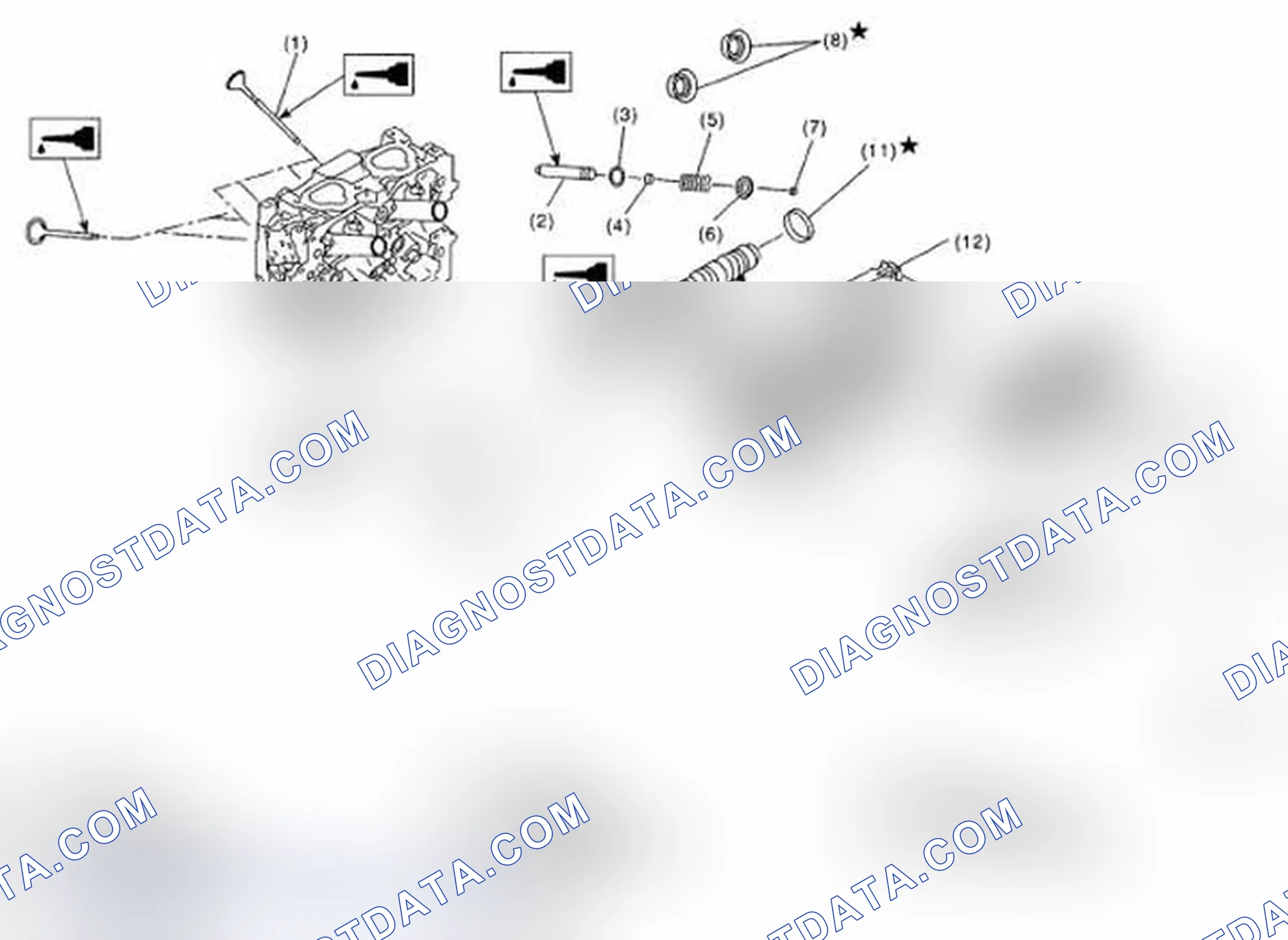 Fig. 129: Identifying Grease Applying Area Of Camshaft