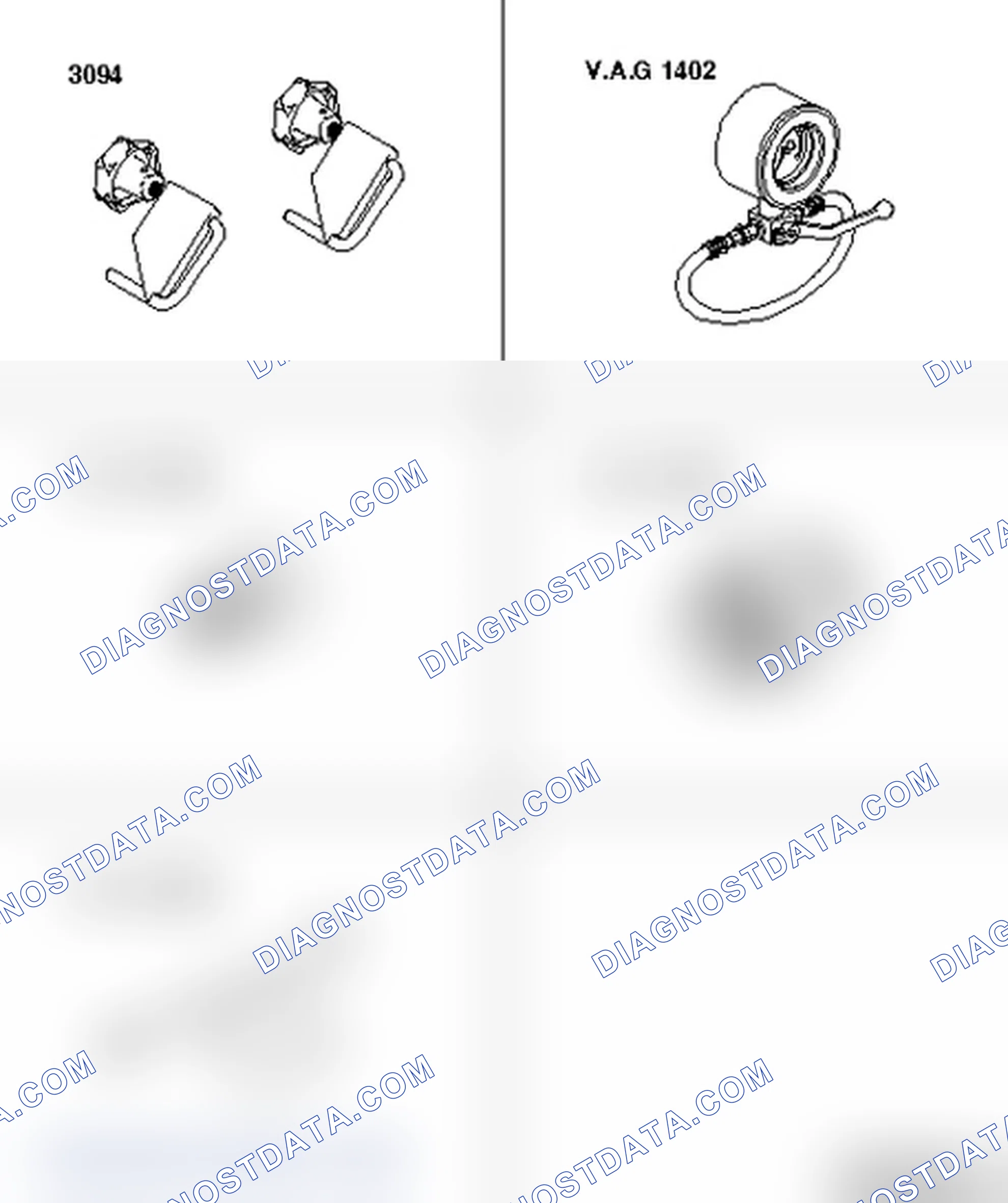 Scheme 367: Delivery pressure of vane pump (vehicles with 6-cyl. 3.2L engine), checking