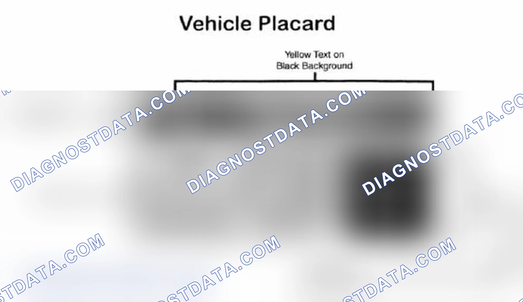 Scheme 28: Vehicle Tire Placard - Typical