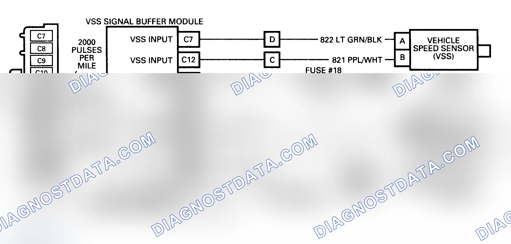 Scheme 188: Code 72 Schematic ("S" & "T" Series) VSS Circuit Loss Transmission Output Signal
