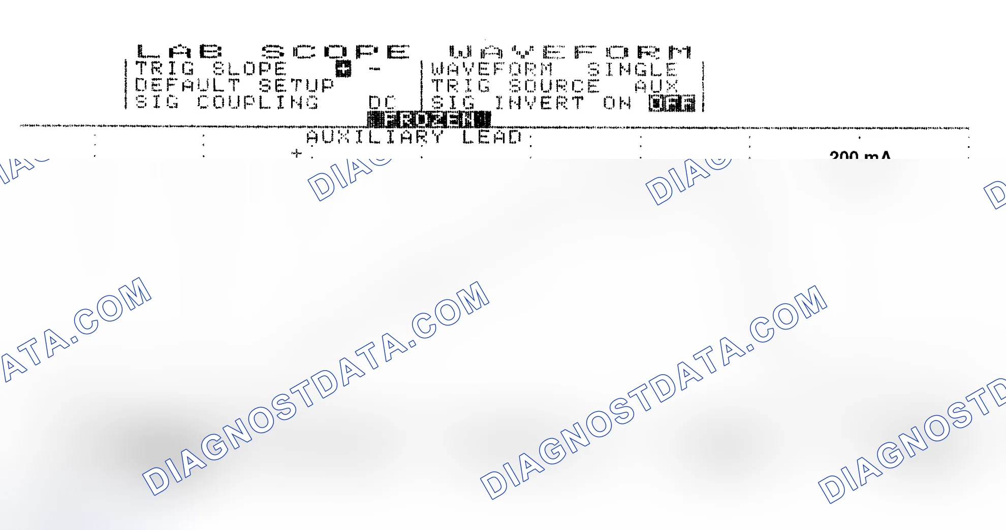 Scheme 13: Single Injector w/Normal Current Flow - Current Pattern