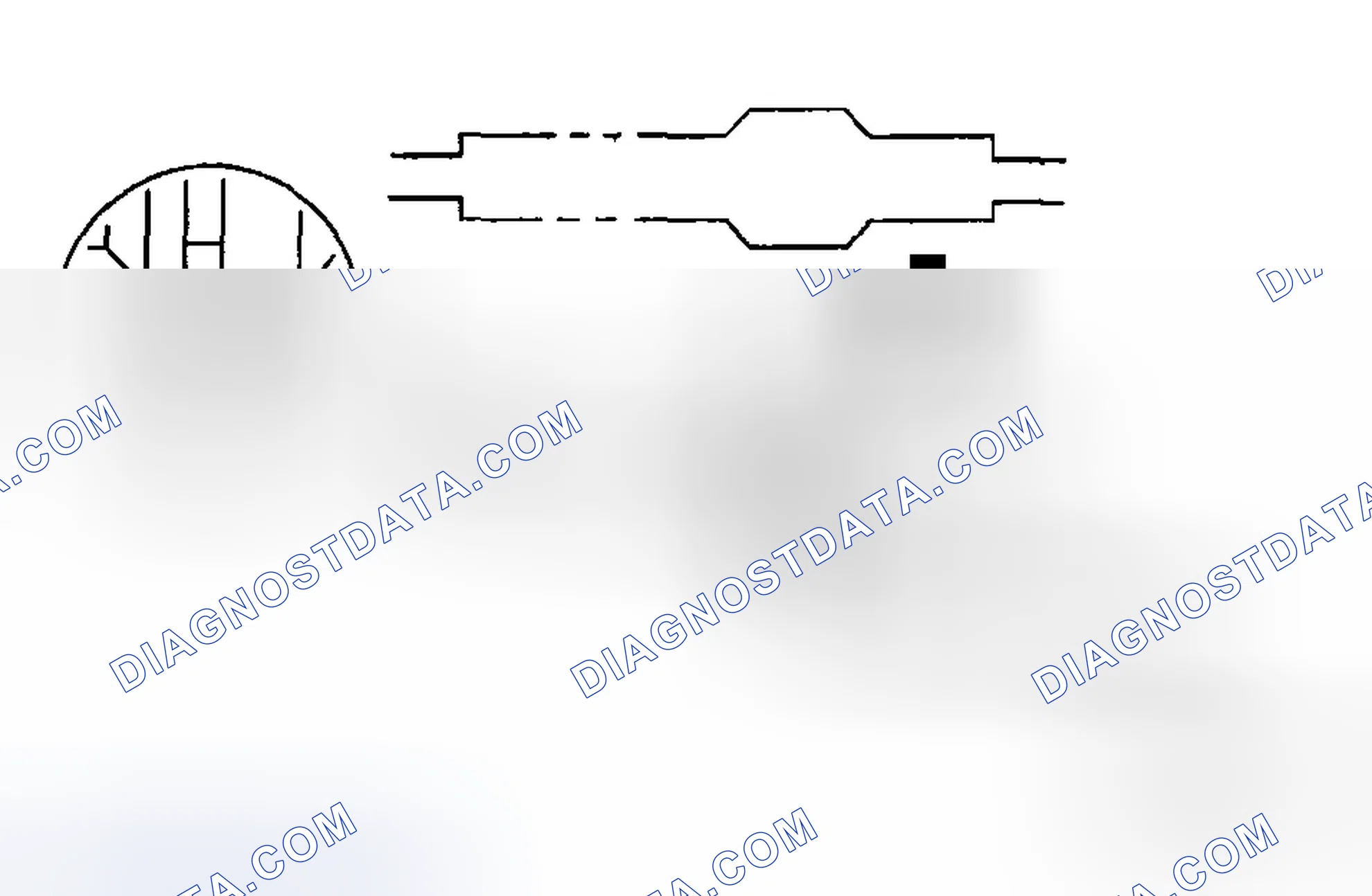 Scheme 287: Selector Cable Installation Note (AW6A-EL automatic transaxle models)