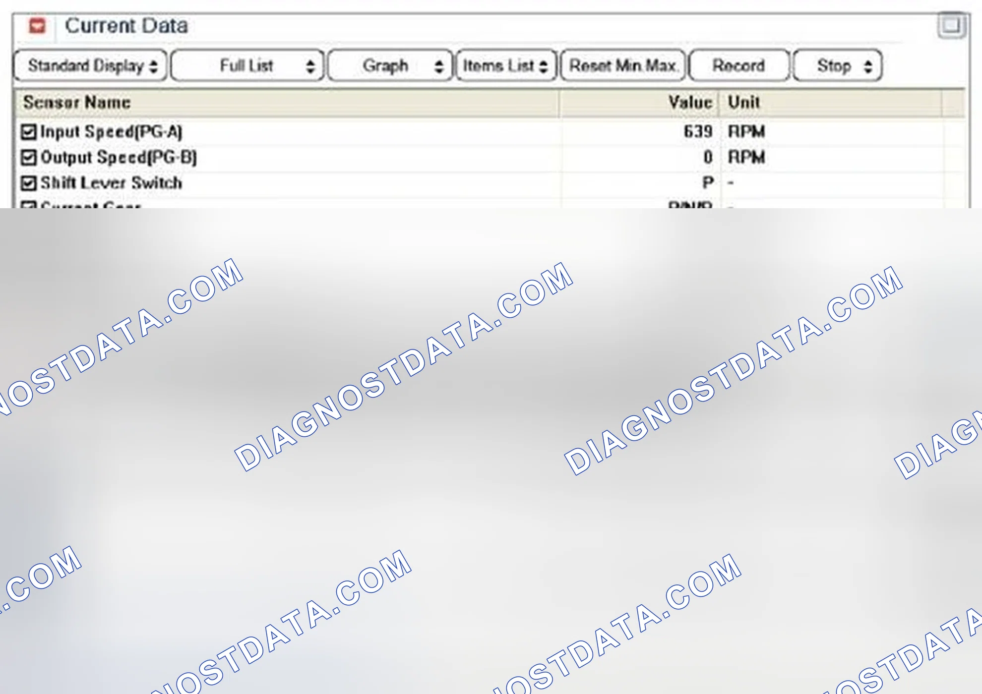 Scheme 773: Monitor Scantool Data