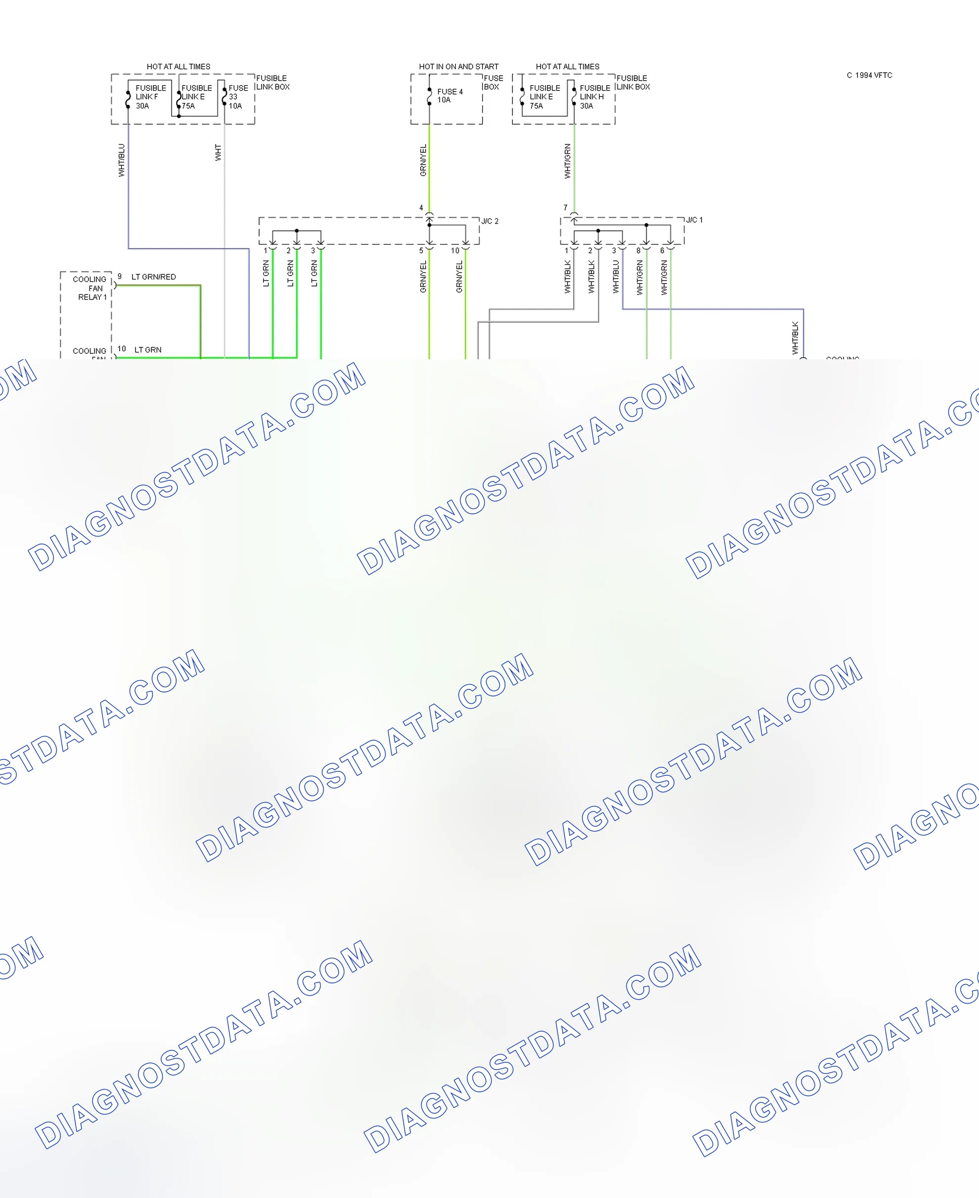 Scheme 24: Automatic A/C-Heater System Wiring Diagram (2 Of 2)