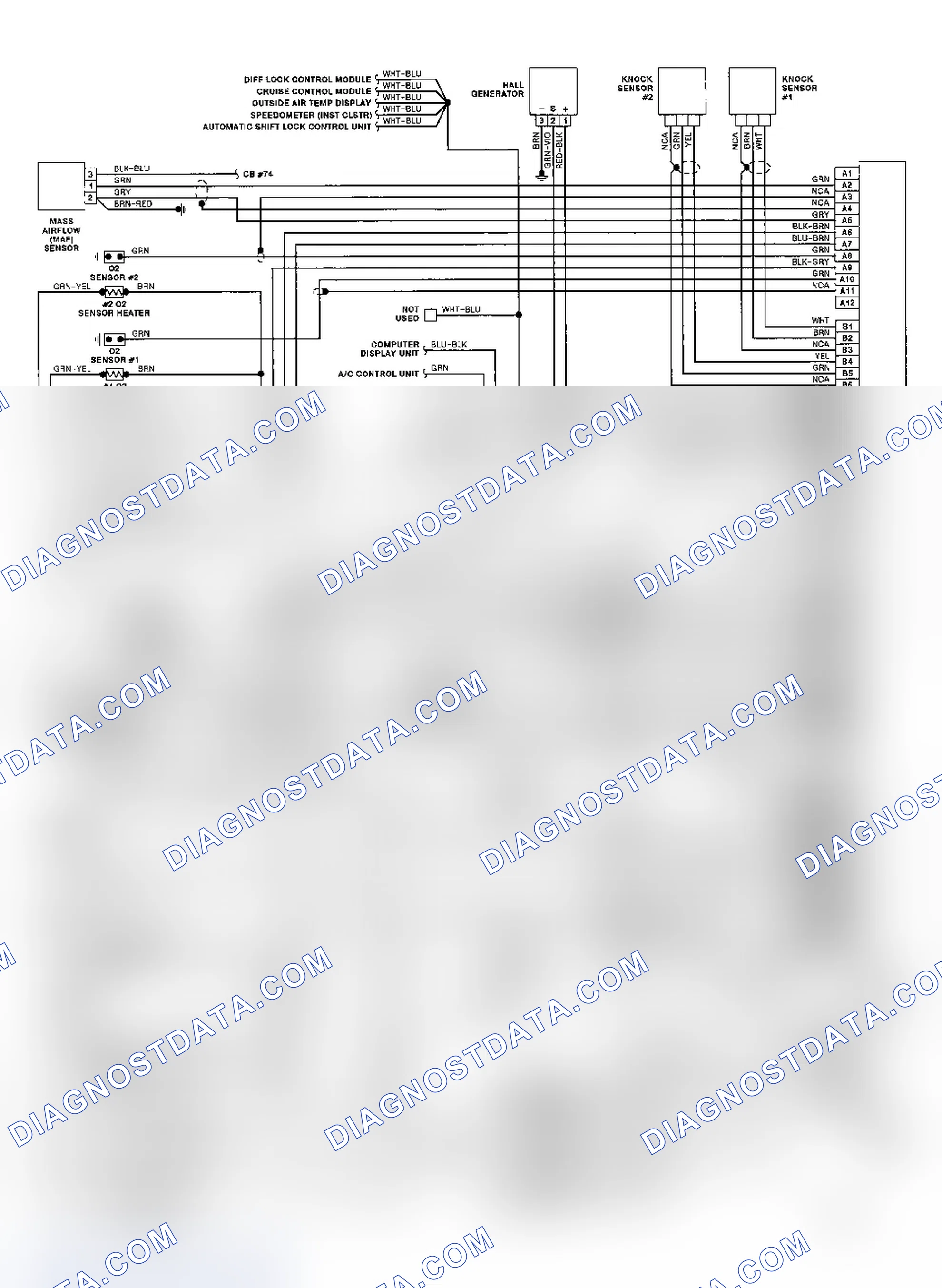 Scheme 1: Wiring Diagram (90 2.8L)