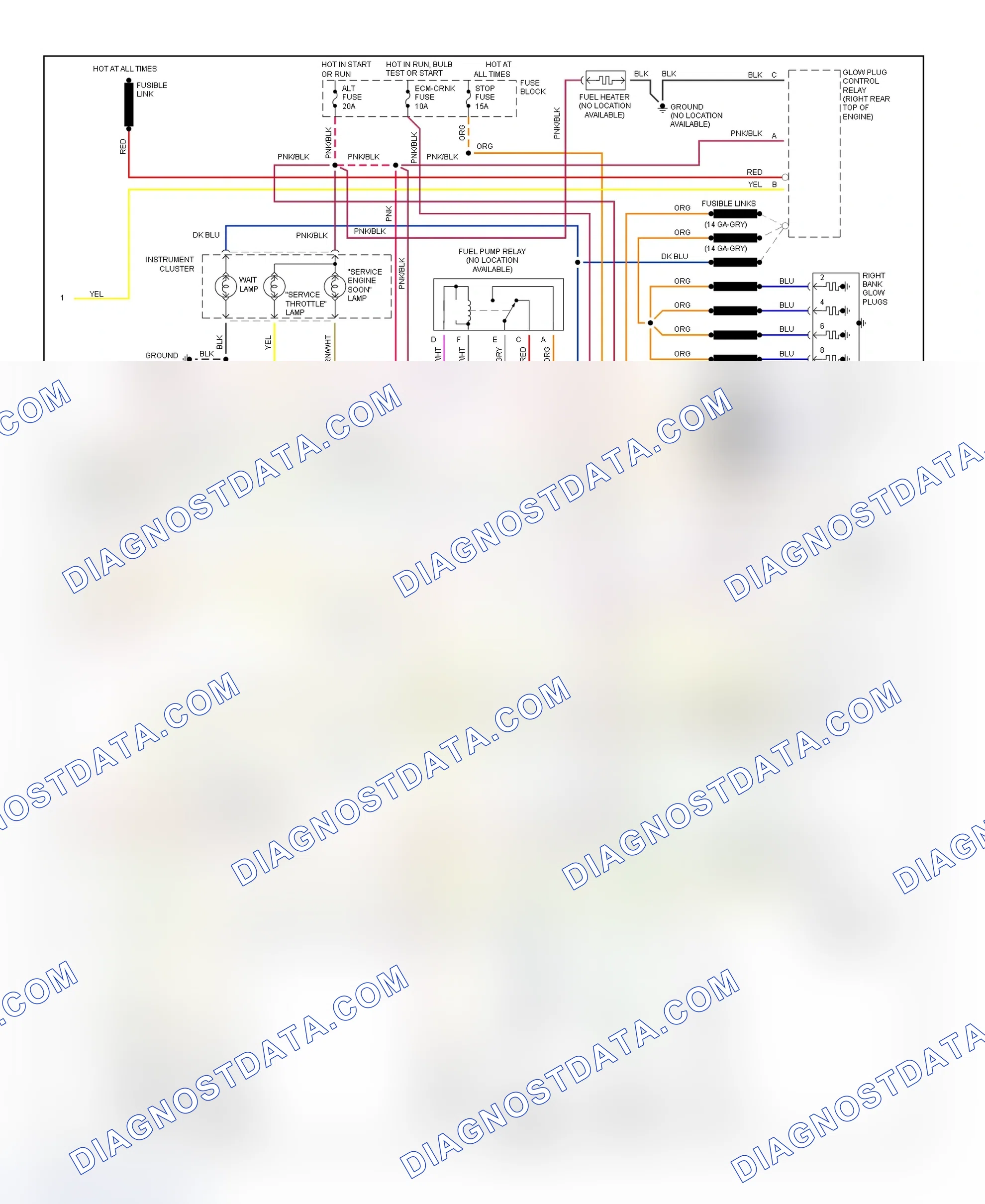 Scheme 236: Wiring Diagram ("P" Series - 6.5L VIN F - 2 Of 2)