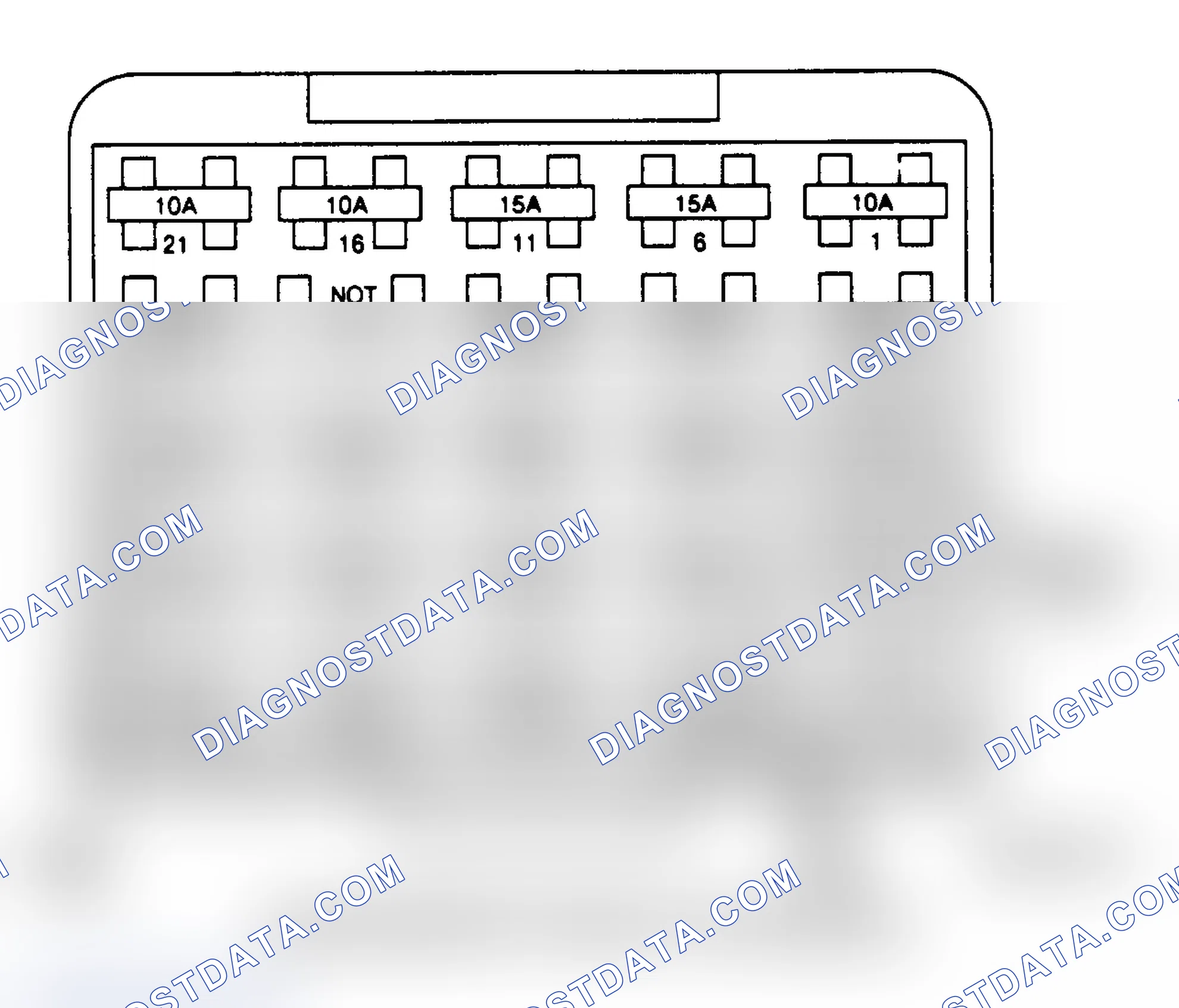 Scheme 9: FUSE PANEL ID (1991-93 98/REGENCY)