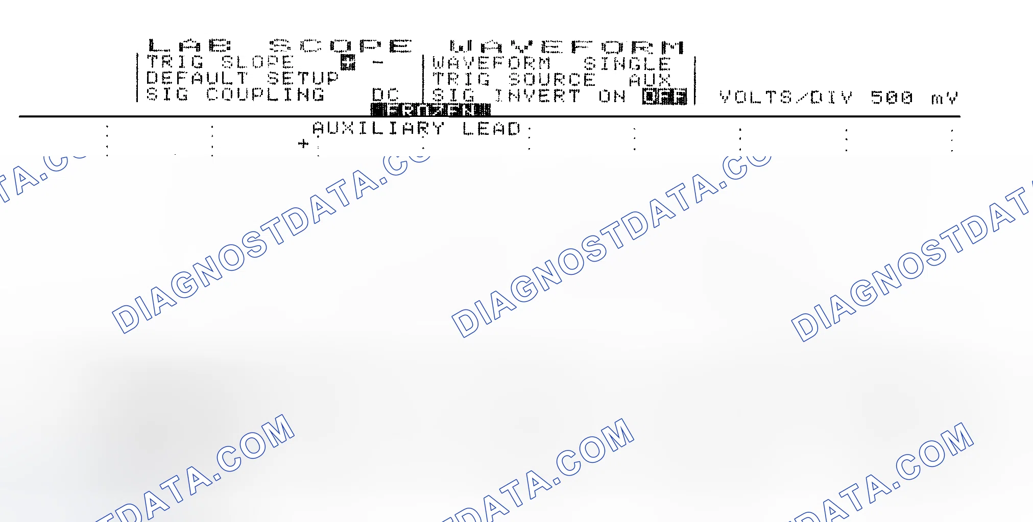 Scheme 14: Single Injector w/Excessive Current Flow - Current Pattern