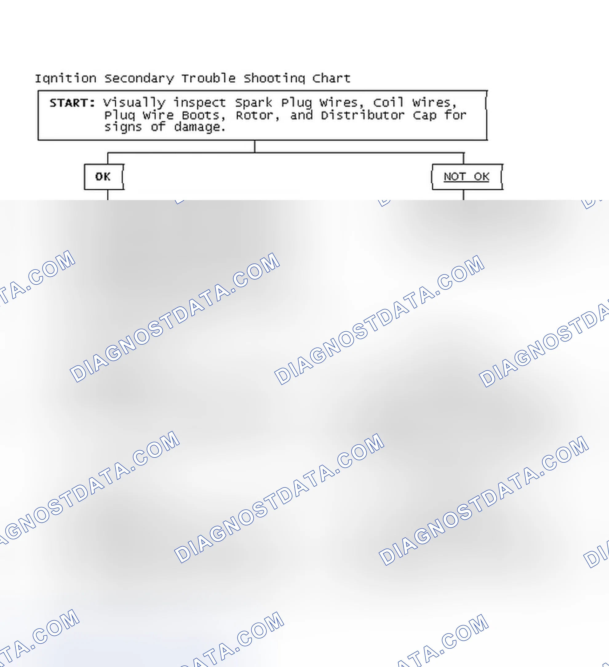 Scheme 1: Ignition Secondary Trouble Shooting Chart