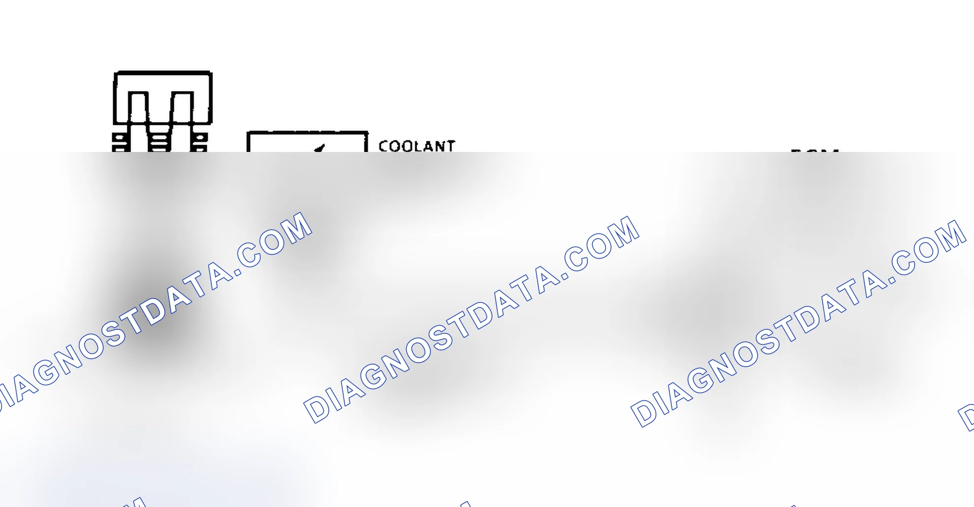 Scheme 186: Code 14, Schematic, Coolant Temp. Sensor Signal Voltage Low