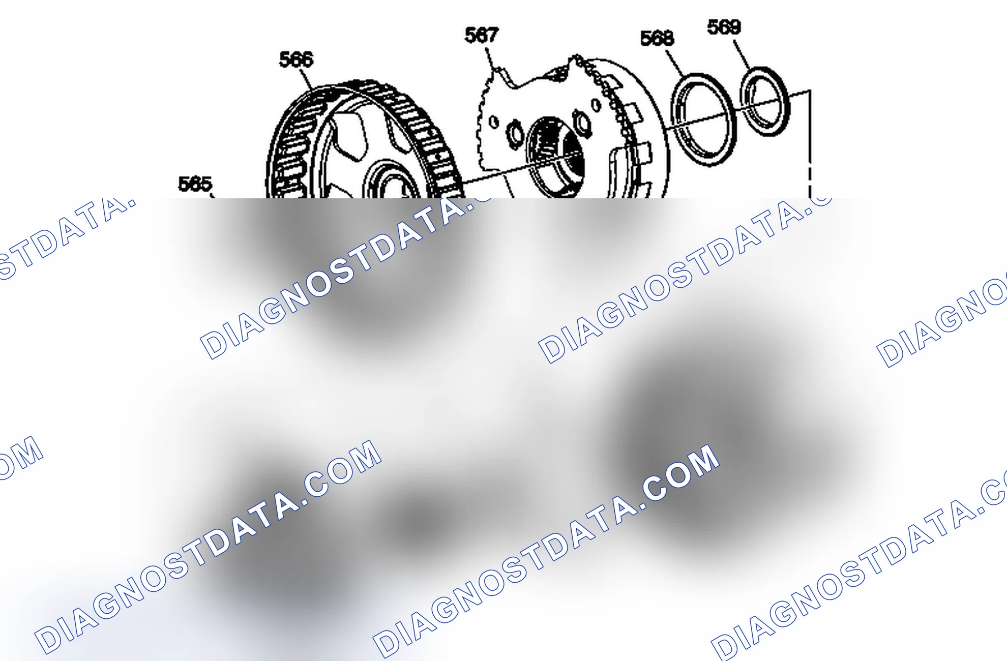 Scheme 68: Input, Output and Reaction Gearsets- 6T30/6T40