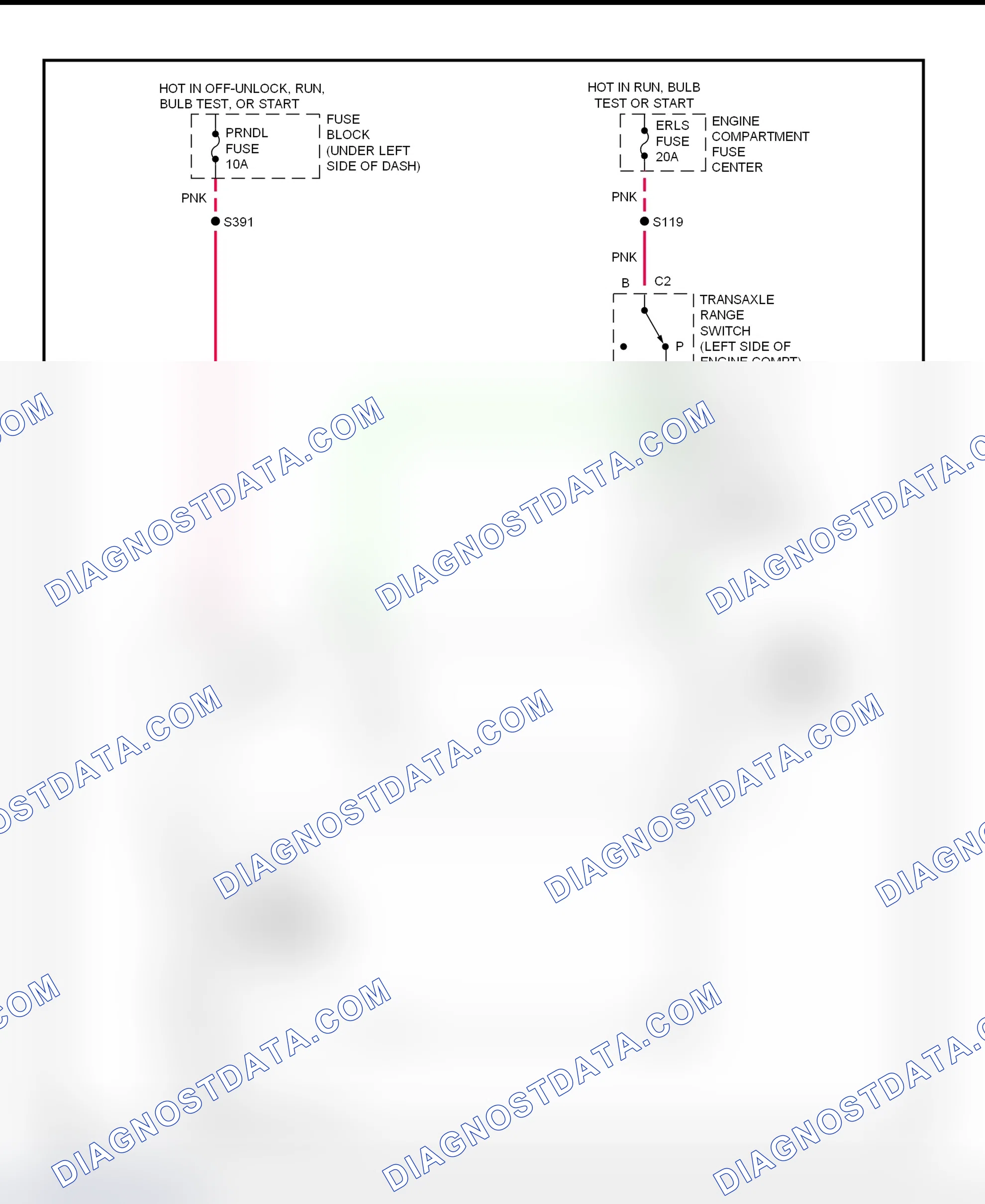 Scheme 63: Wiring Diagram (Achieva & Grand Am, & Skylark With Console)