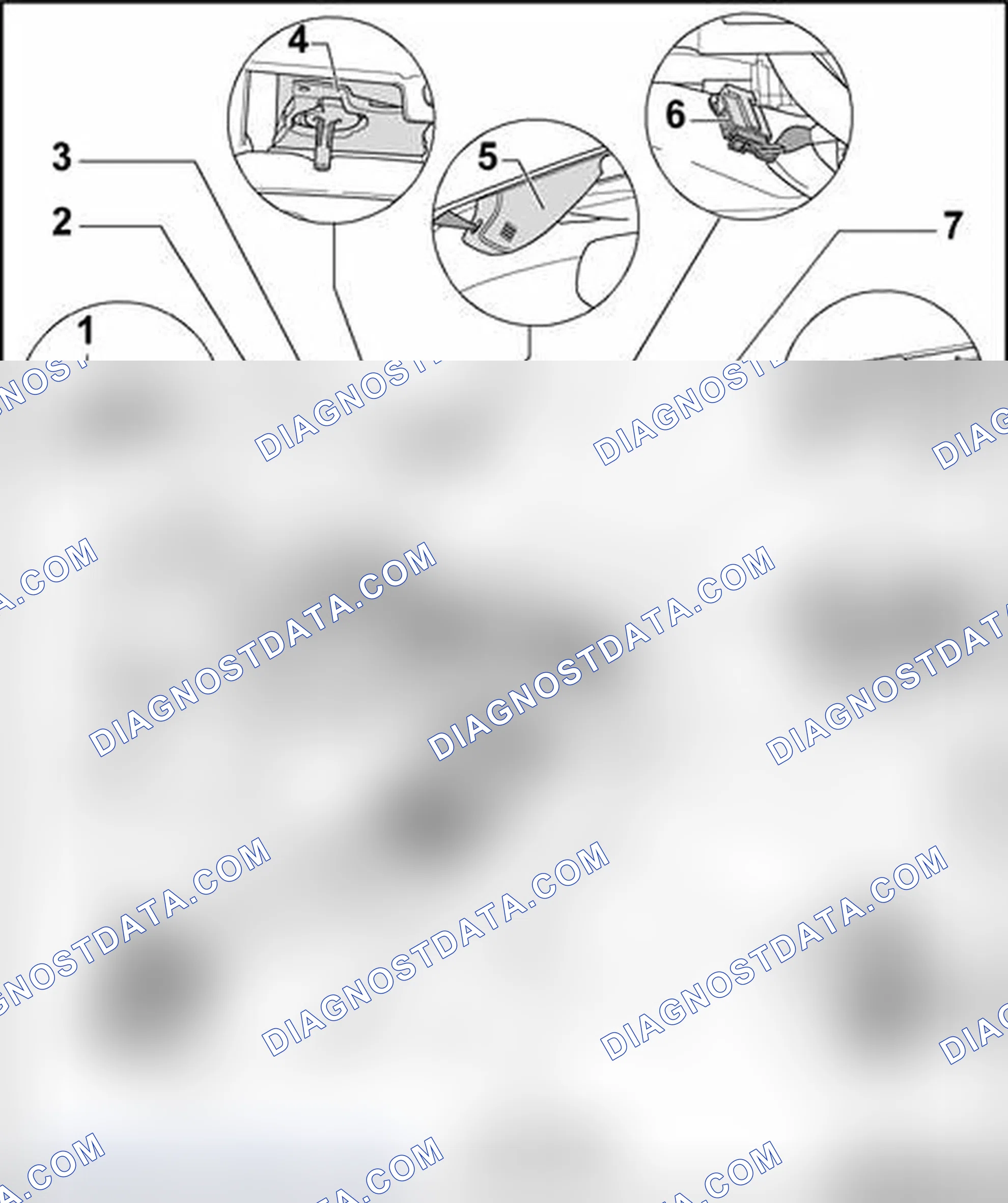 Scheme 63: Components located in passenger compartment