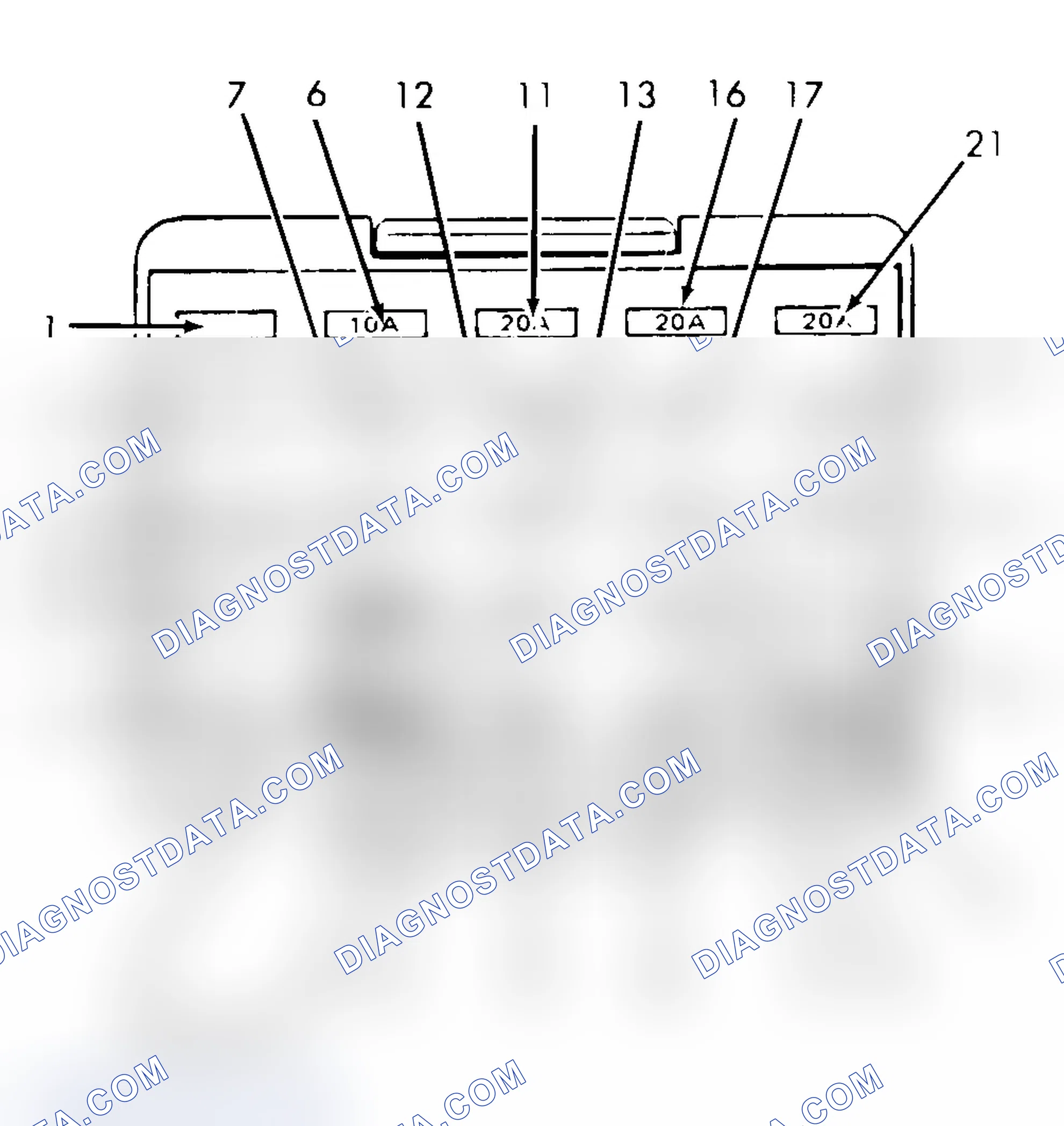 Scheme 5: FUSE PANEL ID (1985 98/REGENCY)