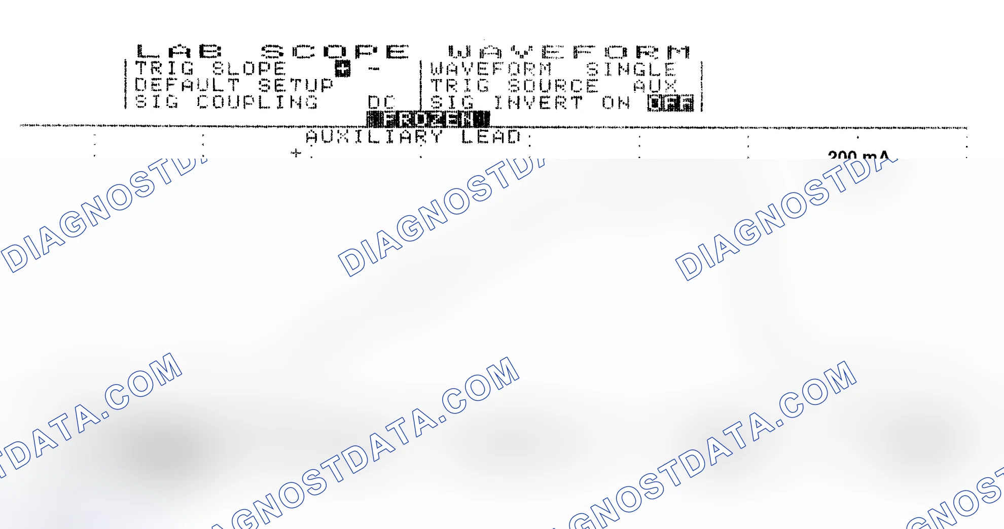 Scheme 13: Single Injector w/Normal Current Flow - Current Pattern