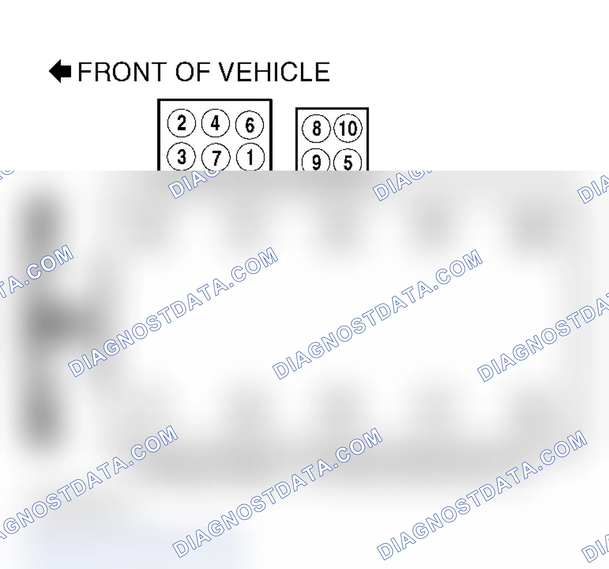 Scheme 8: Firing Order 8.0L V10 (Ram Pickup)