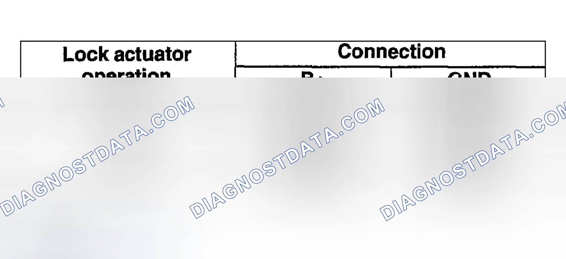 Scheme 16: REAR DOOR LOCK ACTUATOR INSPECTION