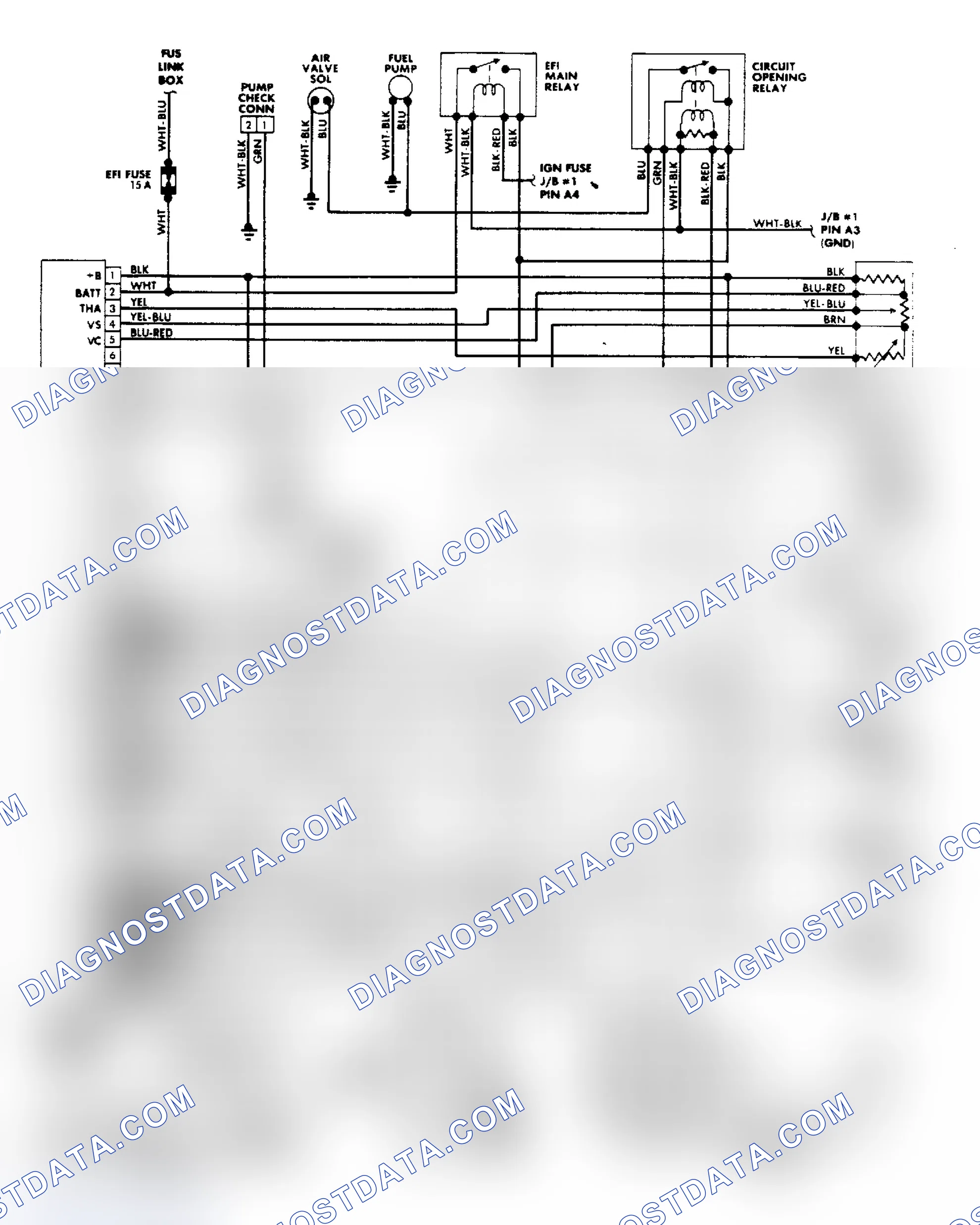 Scheme 64: EFI/TCCS Wiring Diagram (Van)