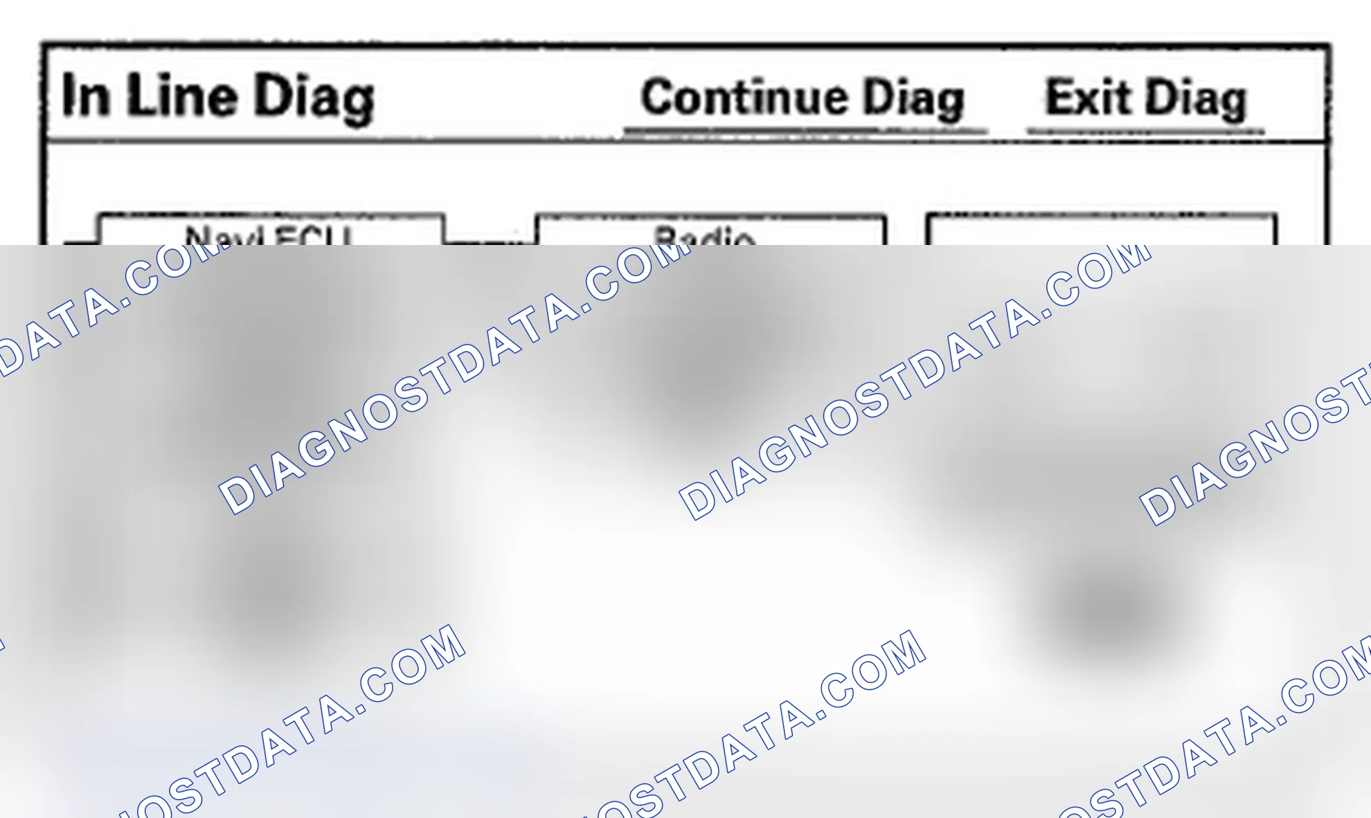 Scheme 975: Factory Diagnostic Screen In Line Diag