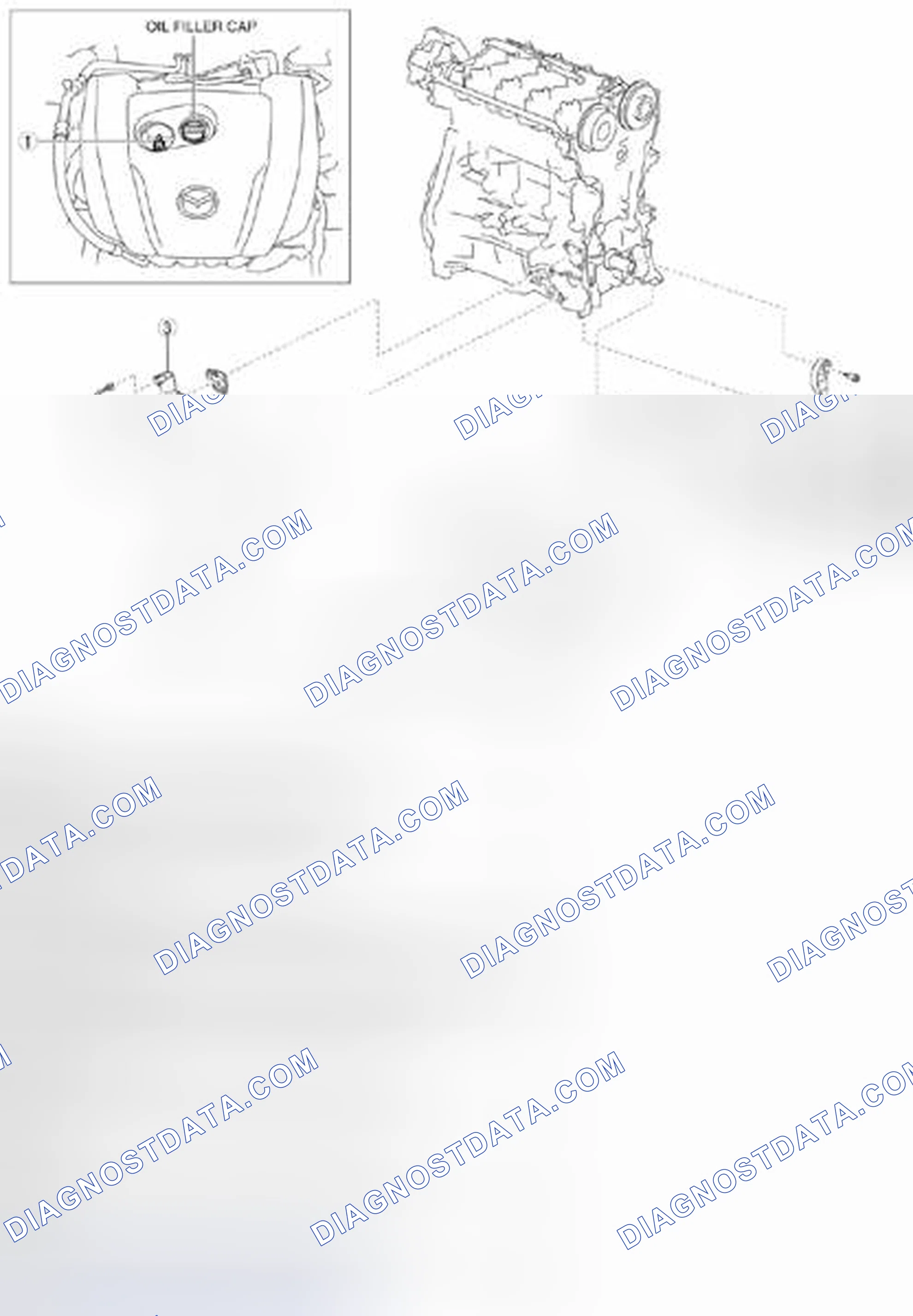 Scheme 27: Identifying Engine Lubrication System Components [SKYACTIV-G 2.0]