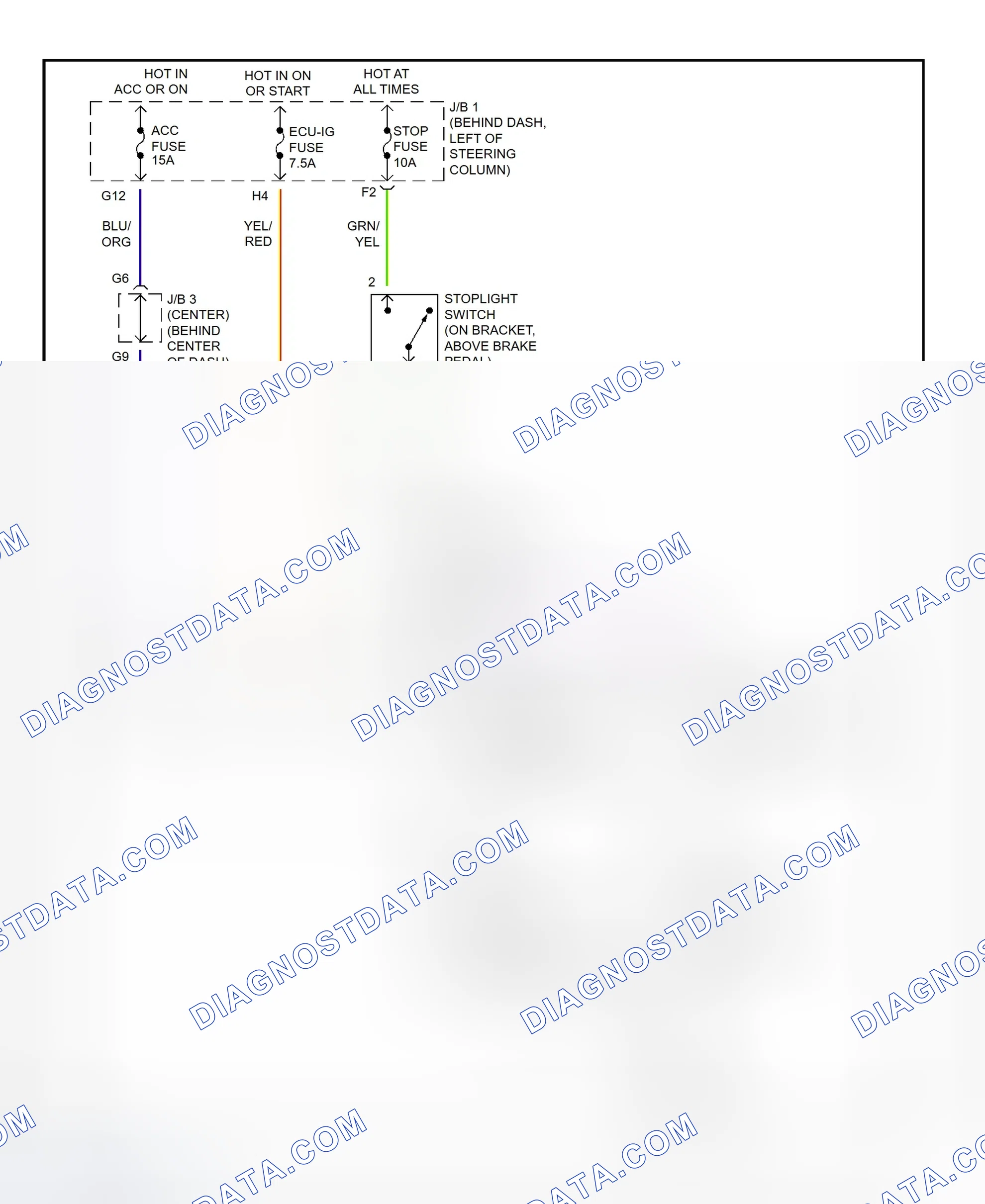 Scheme 327: Shift Interlock System Wiring Diagram (2002 - Toyota Tacoma)