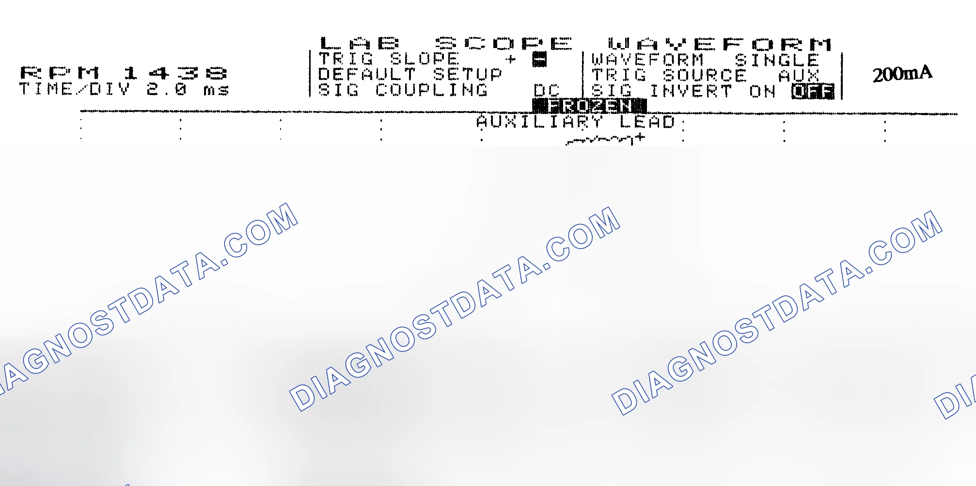 Scheme 15: Single Injector w/Normal Current Flow - Current Pattern