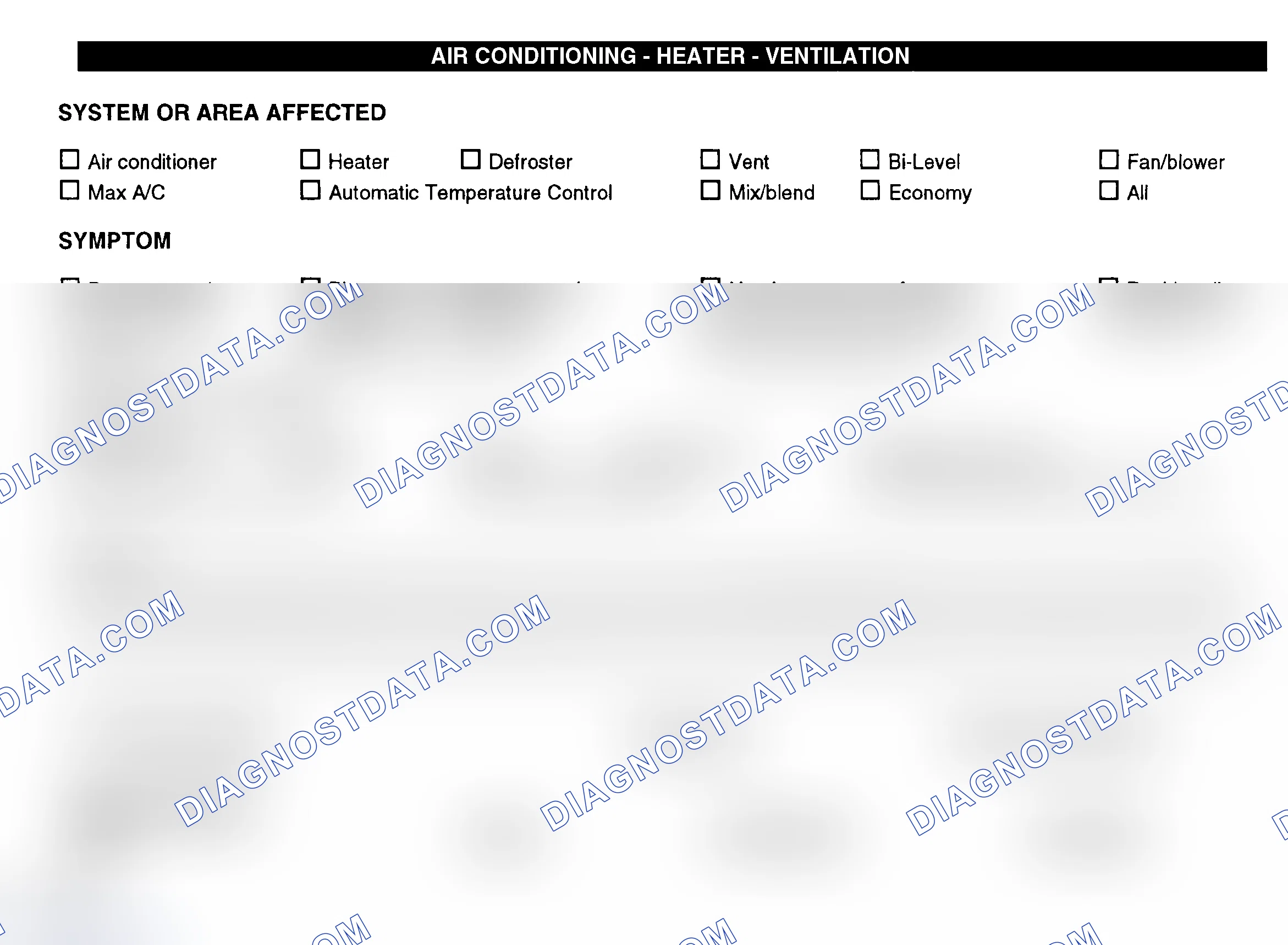 Scheme 8: Air Conditioning, Heater & Ventilation