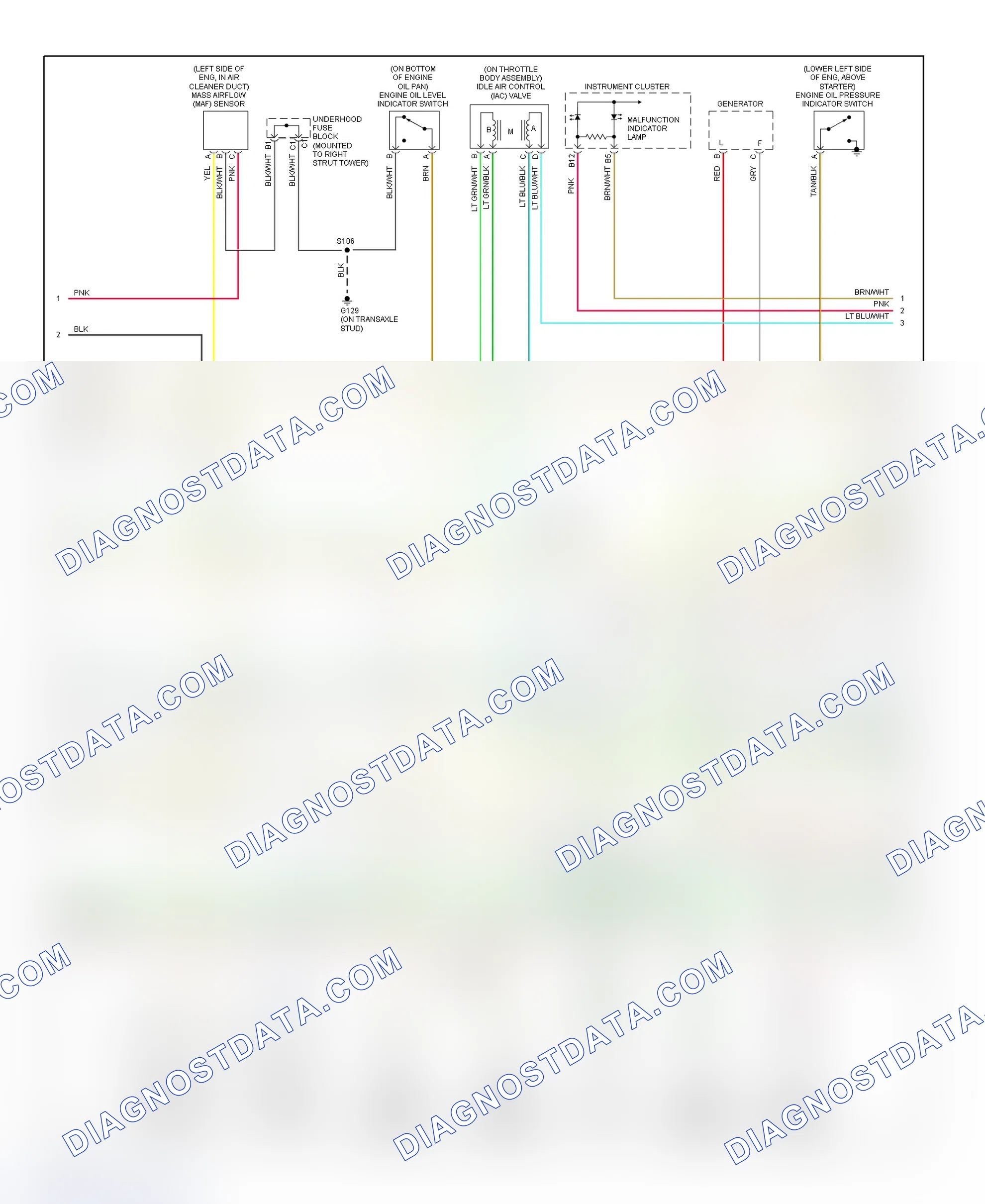 Scheme 48: PCM Wiring Diagram (Century - 3.1L - 3 Of 4)