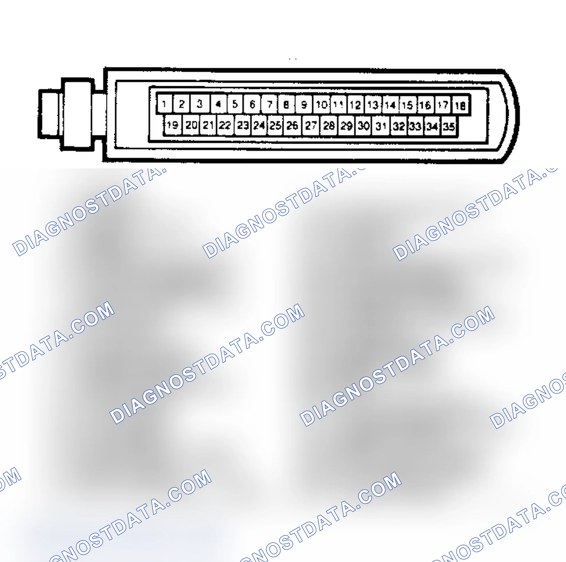 Scheme 89: ECU Connector Terminal Identification